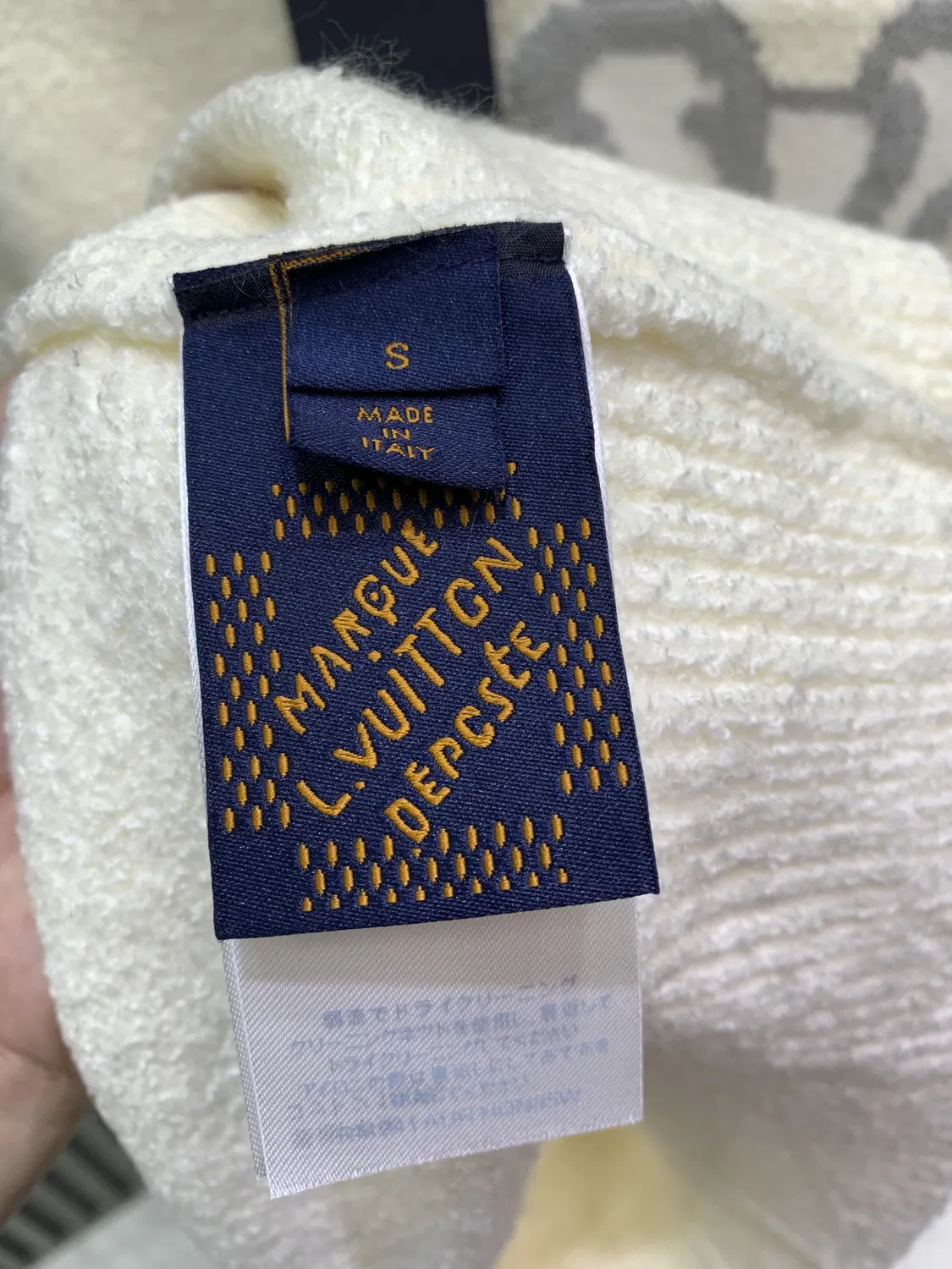 Logo Intarsia Wool-Blend Bouclé Sweater D25014544 — view 10