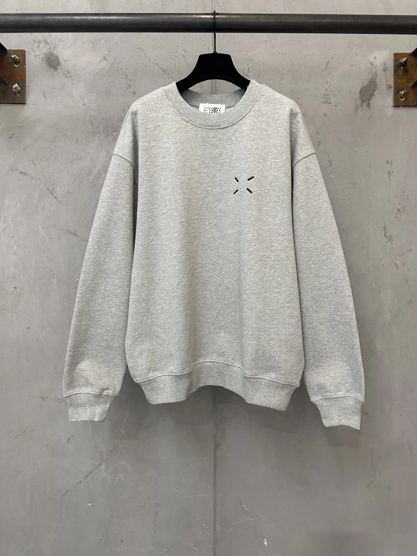 MM6 Maison Margiela Four-Stitch Embroidered Sweatshirt D25021820