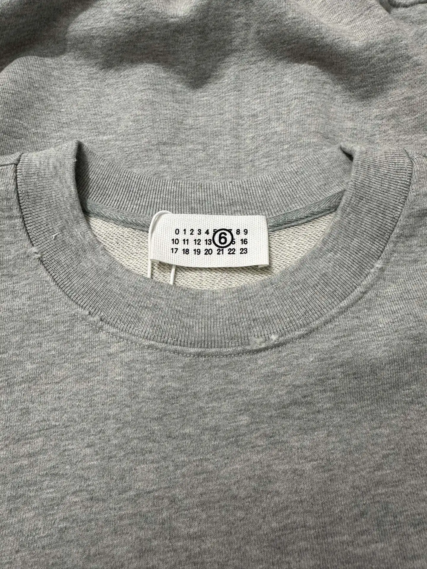 MM6 Maison Margiela Four-Stitch Embroidered Sweatshirt D25021820 — view 6