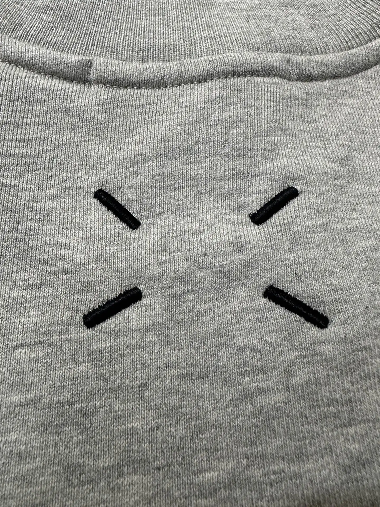 MM6 Maison Margiela Four-Stitch Embroidered Sweatshirt D25021820 — view 8
