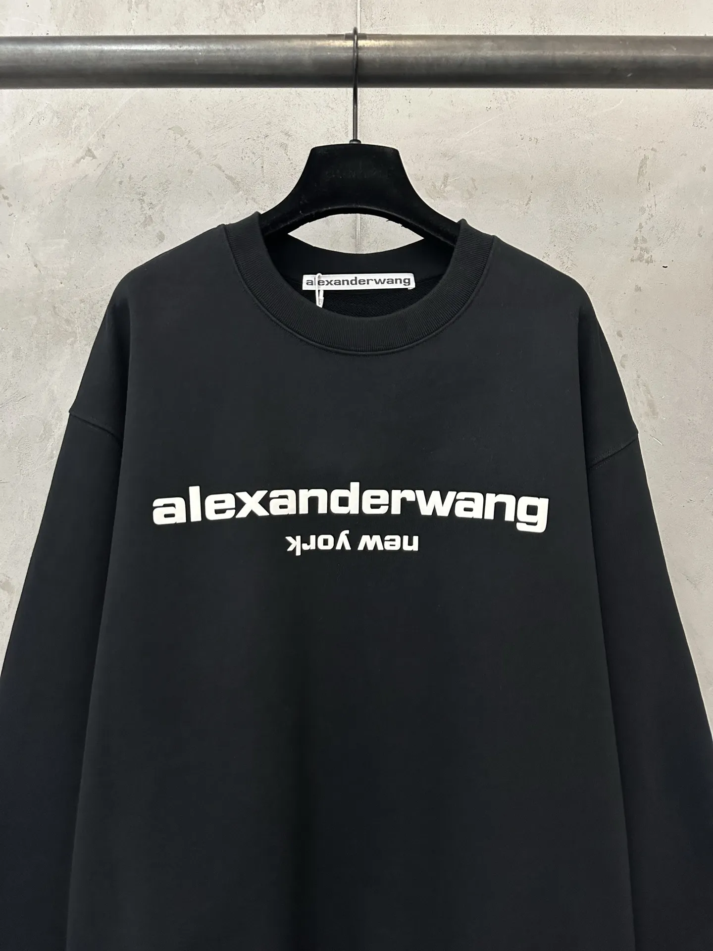 Logo Print Heavyweight Cotton Sweatshirt D25020154 — view 3