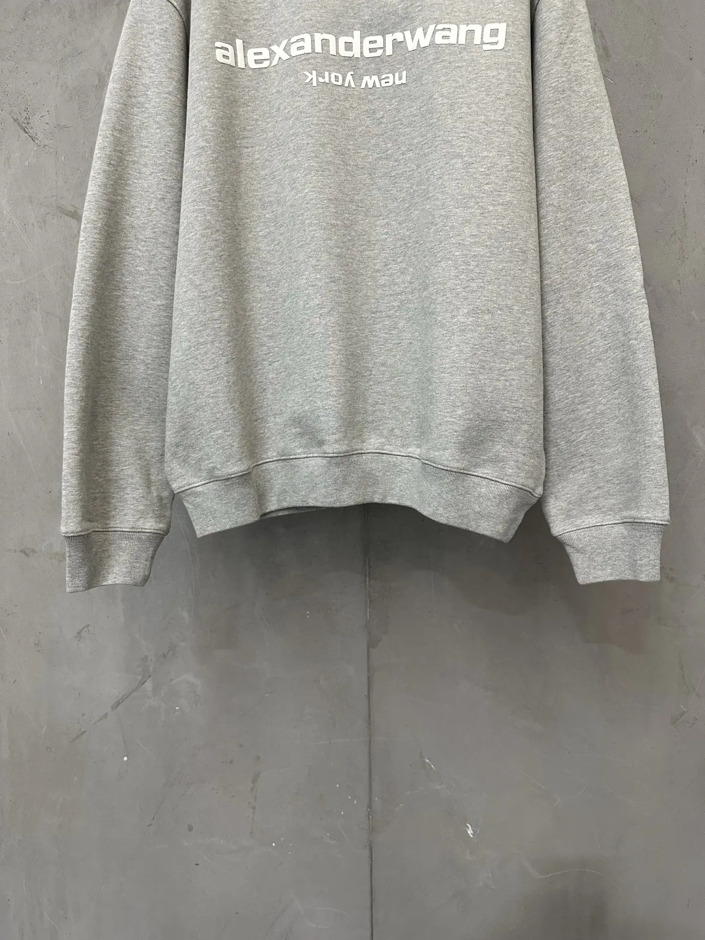 Logo Puff-Print Heavyweight Cotton Sweatshirt D25020155 — view 4
