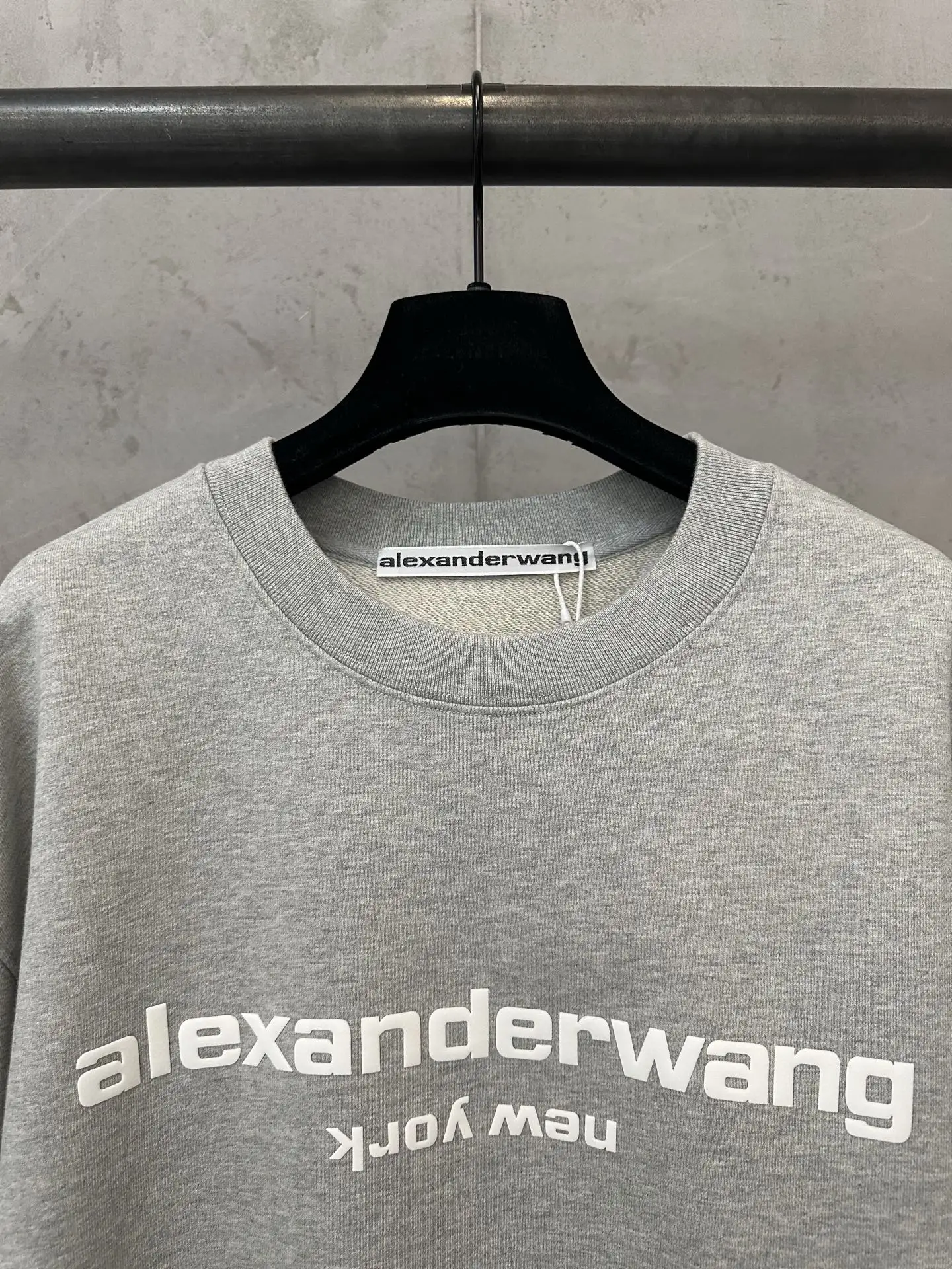 Logo Puff-Print Heavyweight Cotton Sweatshirt D25020155 — view 5