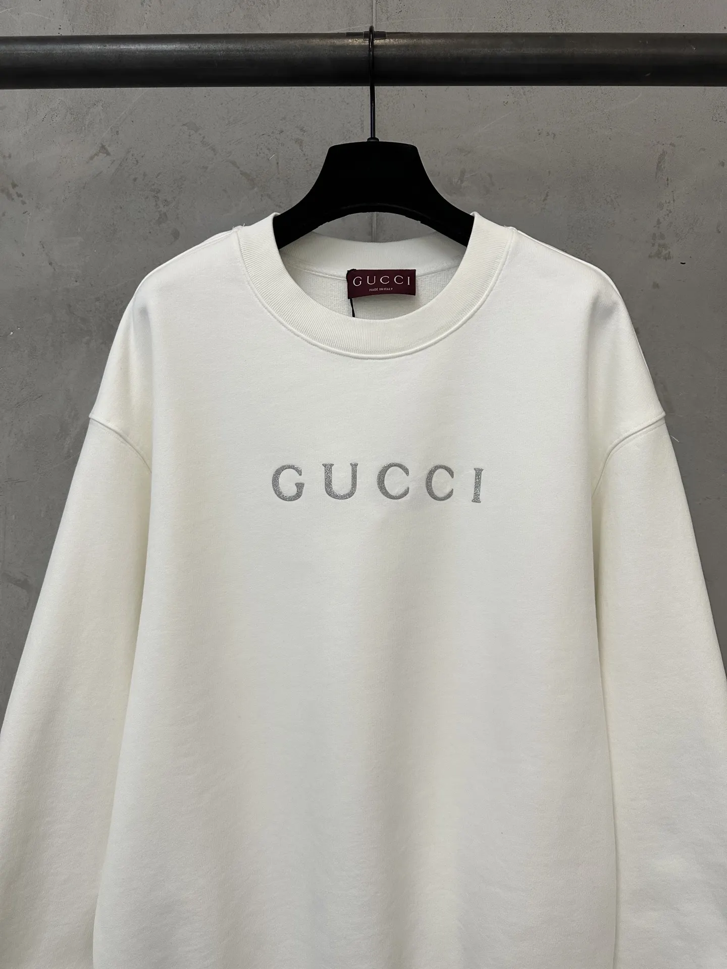 Logo Print Heavyweight Cotton Sweatshirt D25021754 — view 3
