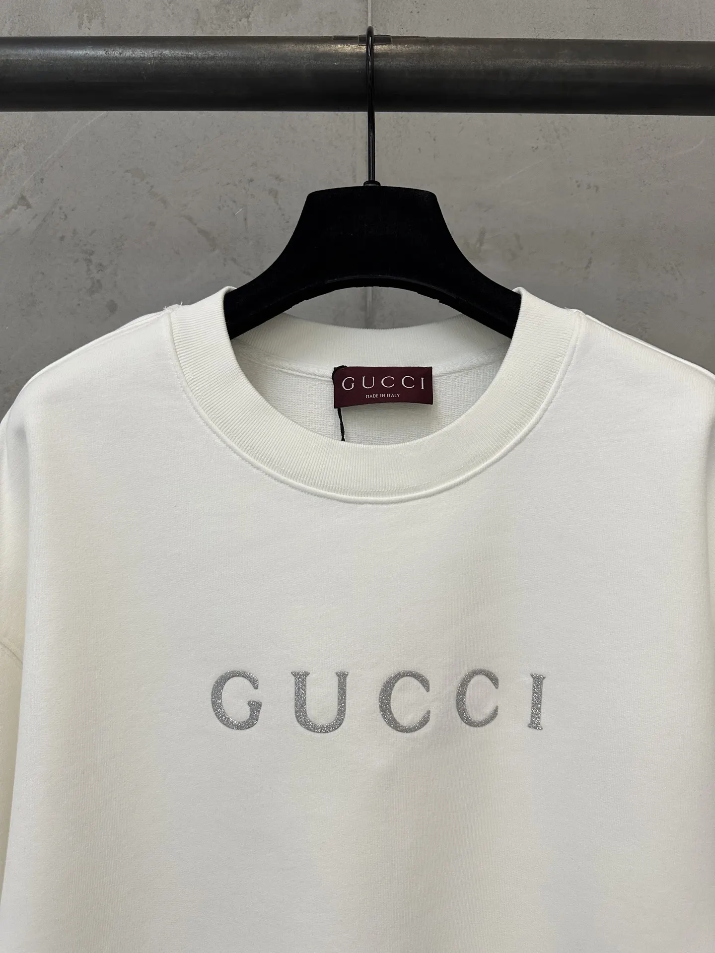 Logo Print Heavyweight Cotton Sweatshirt D25021754 — view 5