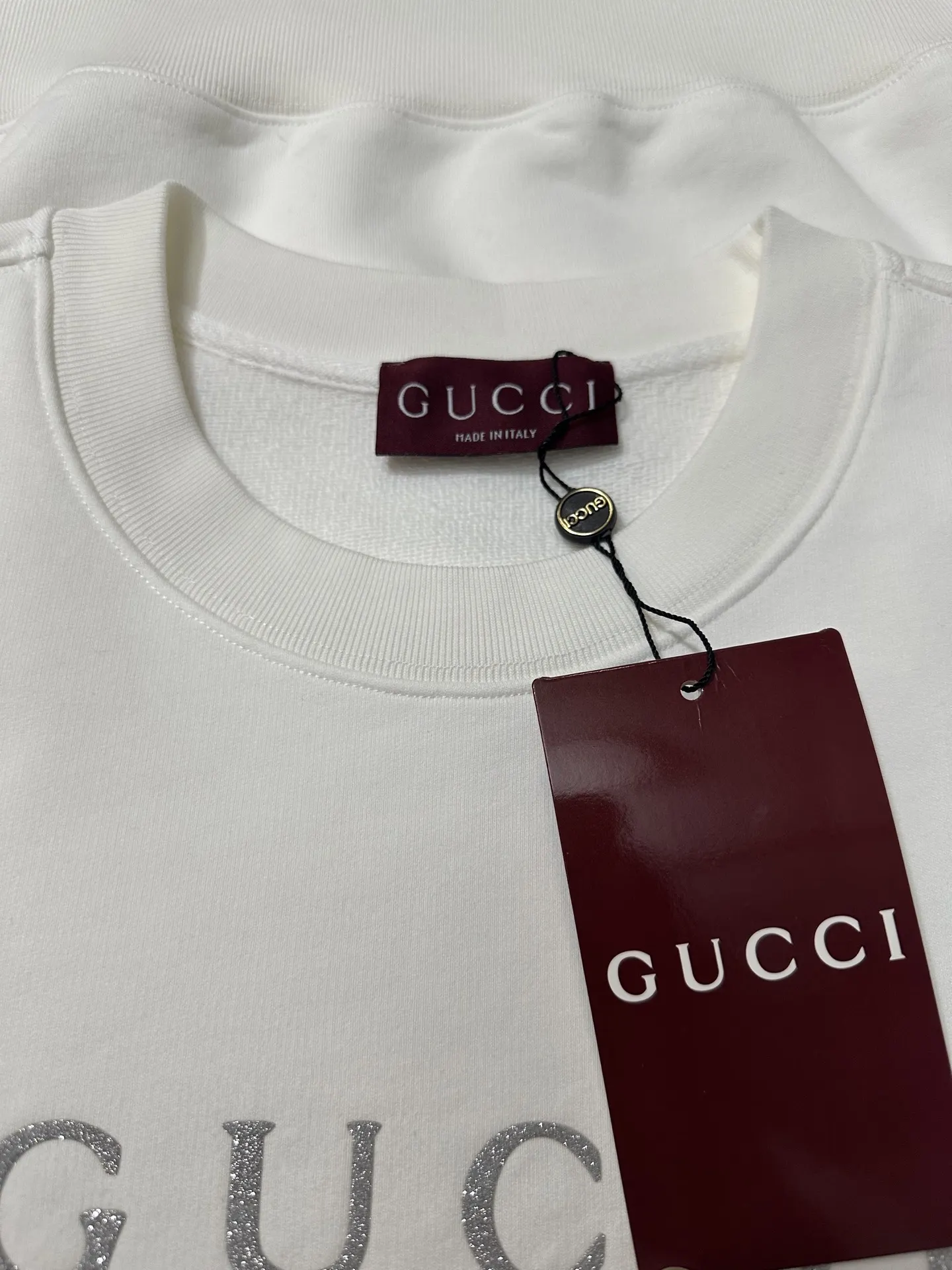 Logo Print Heavyweight Cotton Sweatshirt D25021754 — view 6