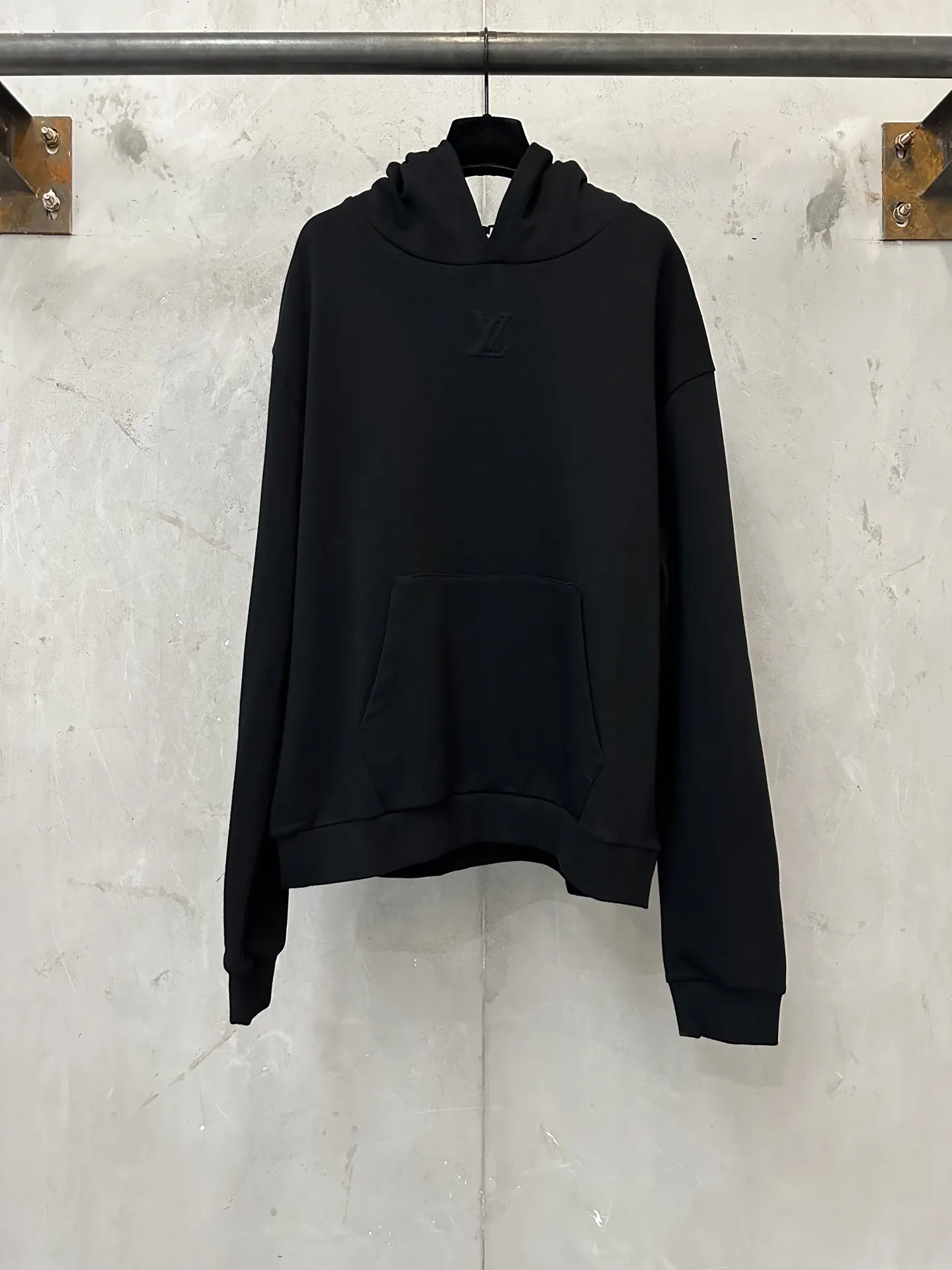 Embossed Logo Cotton-Jersey Hoodie D25525049