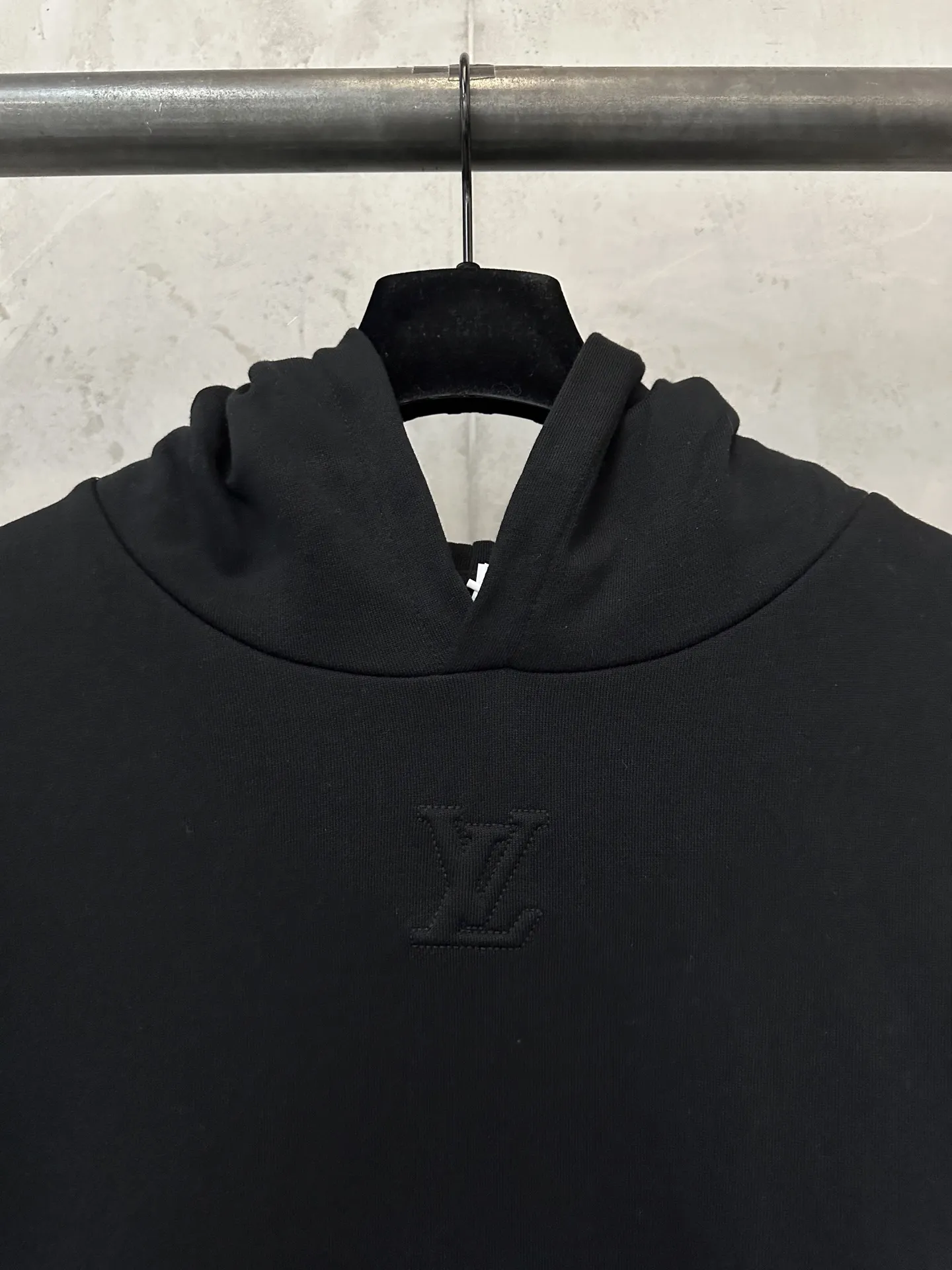 Embossed Logo Cotton-Jersey Hoodie D25525049 — view 5