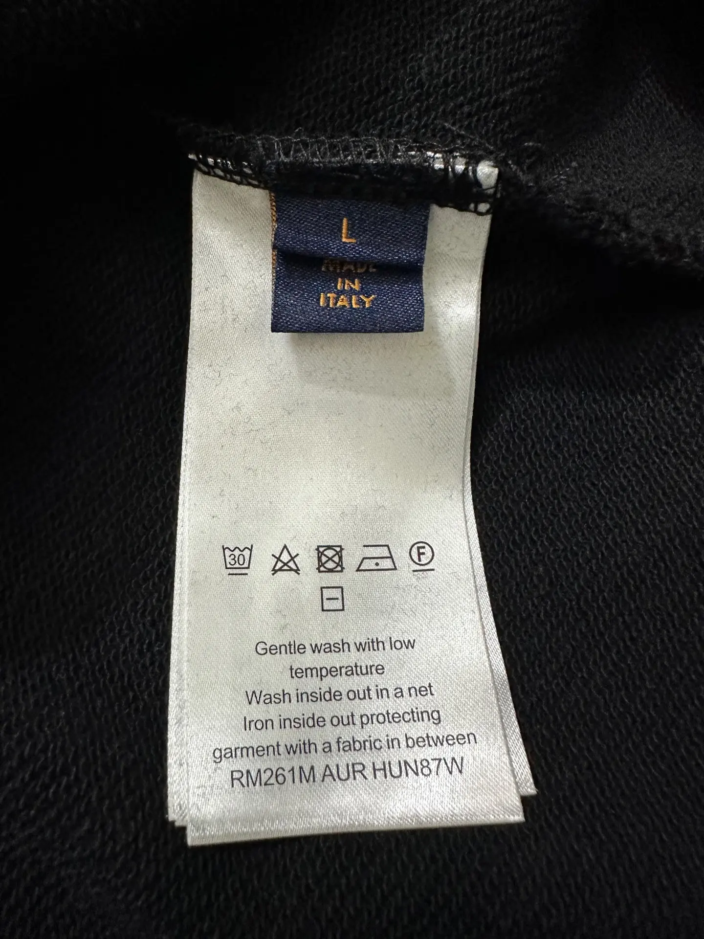 Embossed Logo Cotton-Jersey Hoodie D25525049 — view 9