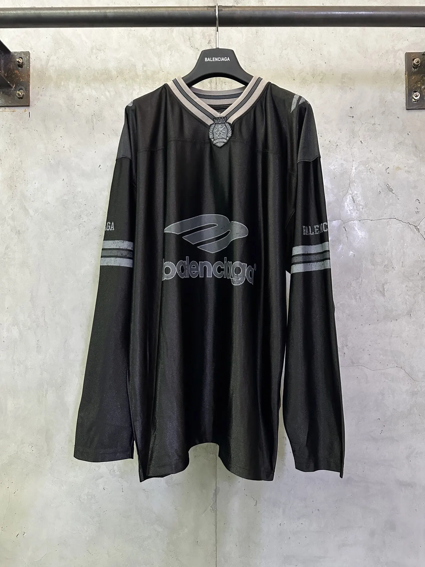 Logo-Embroidered Long-Sleeve Rugby Jersey D26012898