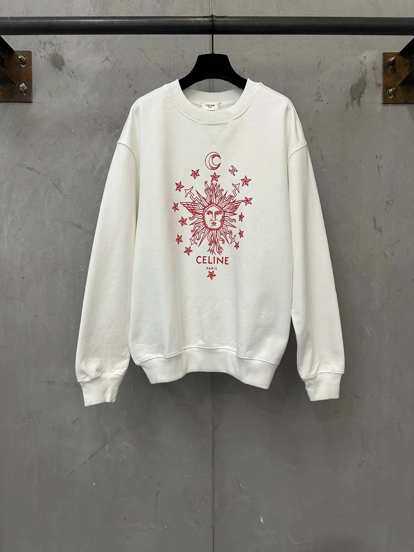 Sun and Moon Graphic Crew-Neck Sweatshirt D26023592
