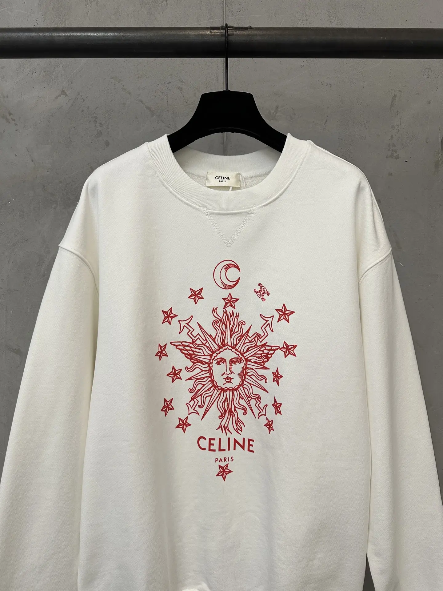 Sun and Moon Graphic Crew-Neck Sweatshirt D26023592 — view 3
