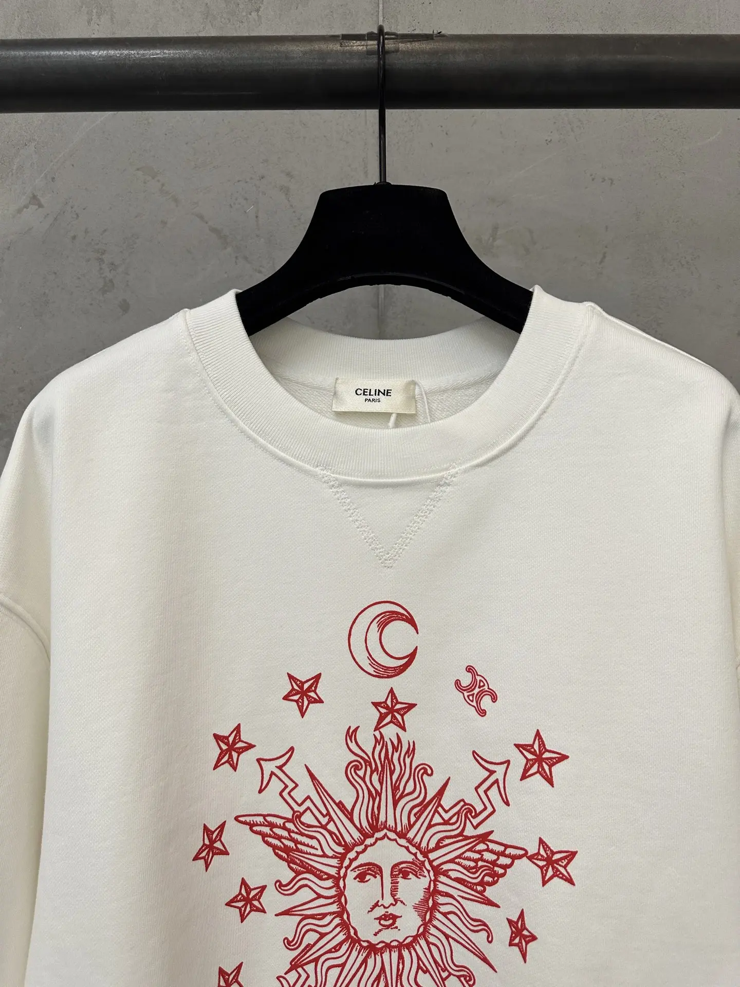 Sun and Moon Graphic Crew-Neck Sweatshirt D26023592 — view 5