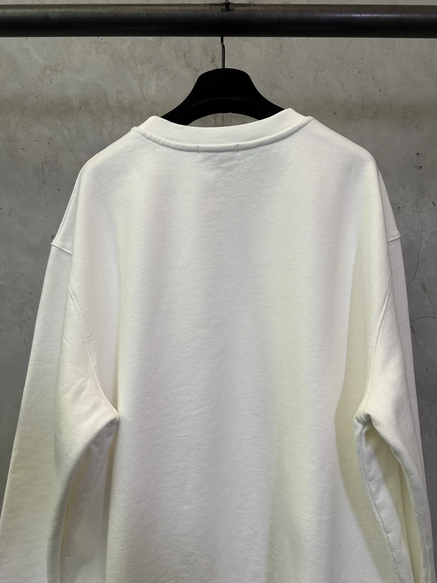Logo Flocked Cotton-Jersey Sweatshirt D26024400 — view 5