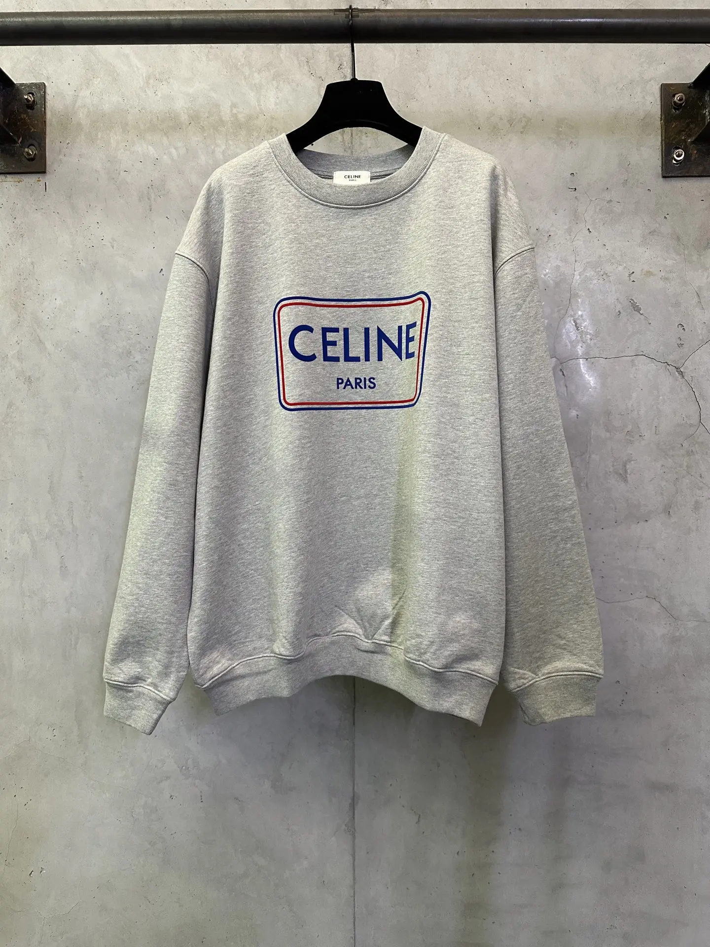 Logo Flocked Cotton-Jersey Sweatshirt D26024399