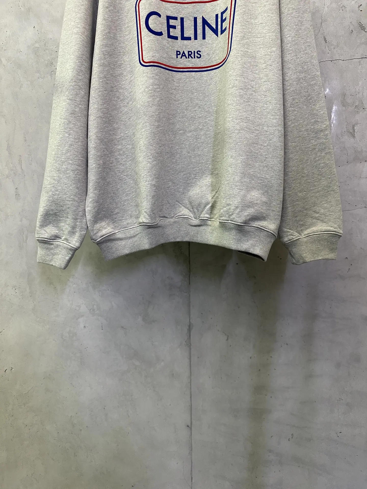 Logo Flocked Cotton-Jersey Sweatshirt D26024399 — view 4