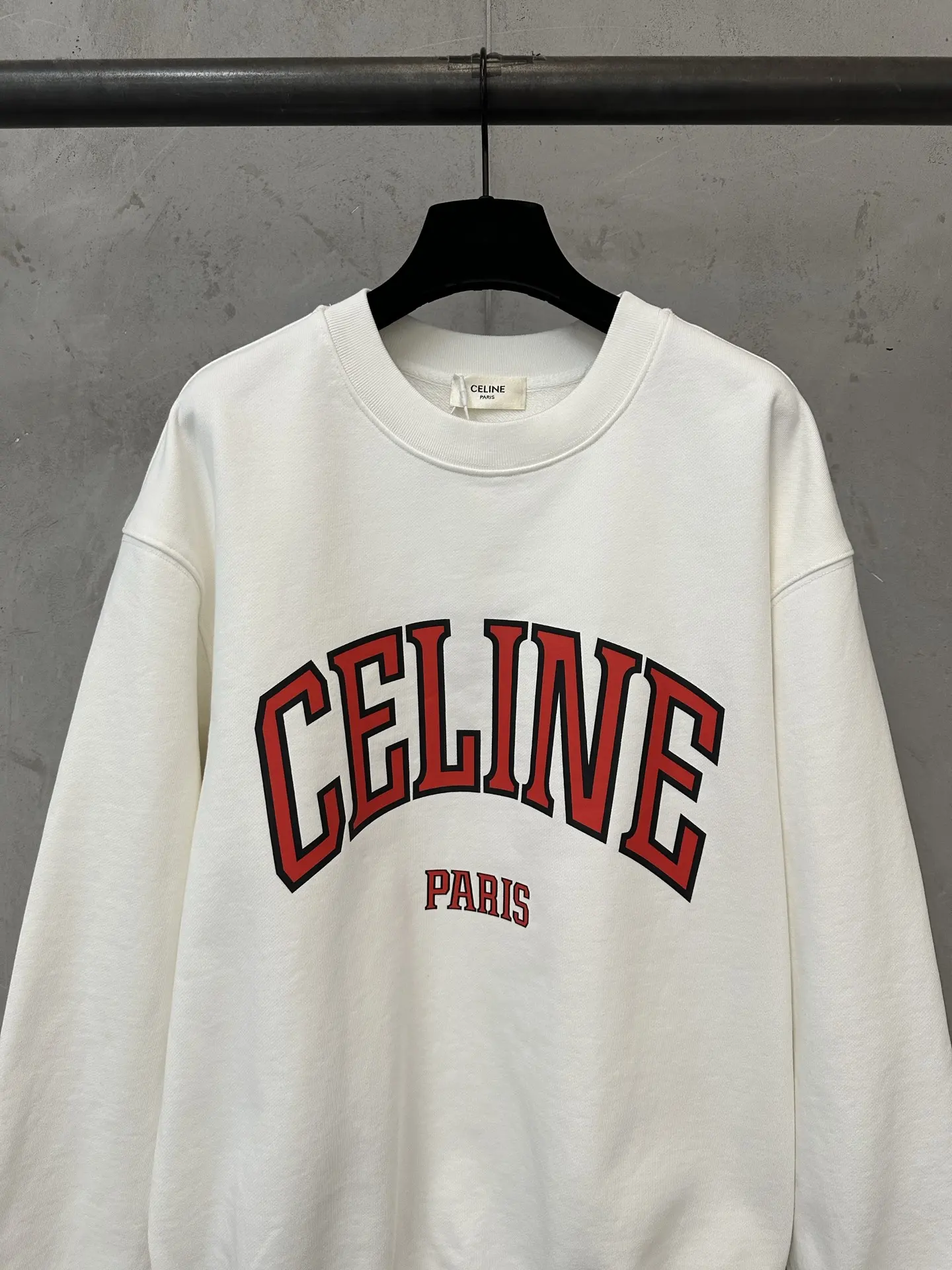 Logo Print Cotton-Jersey Sweatshirt D26024444 — view 3