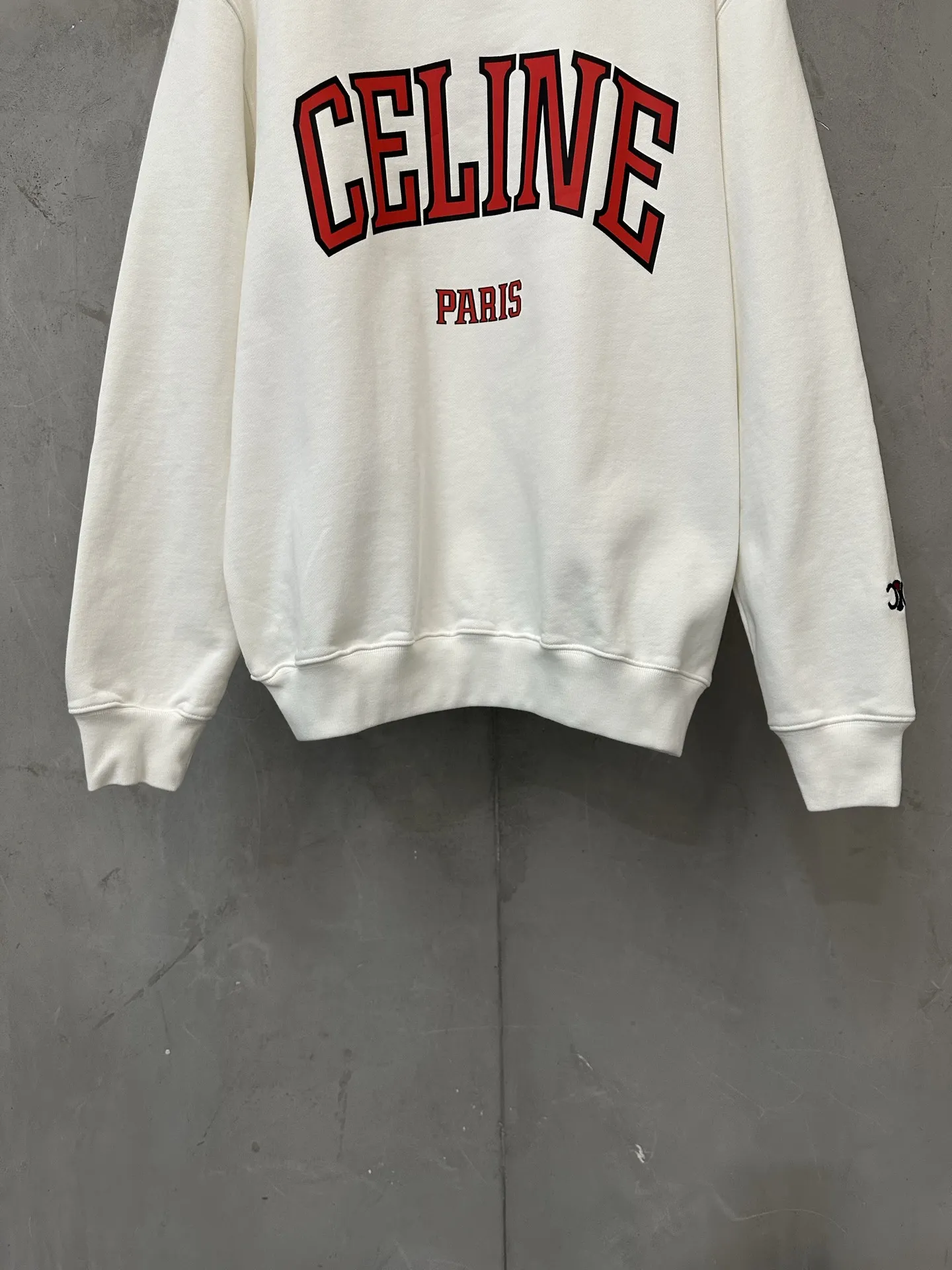 Logo Print Cotton-Jersey Sweatshirt D26024444 — view 4