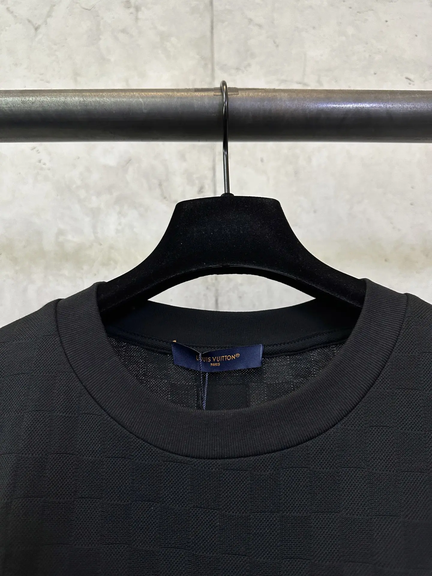 Embellished Damier Jacquard T-Shirt D26012900 — view 7