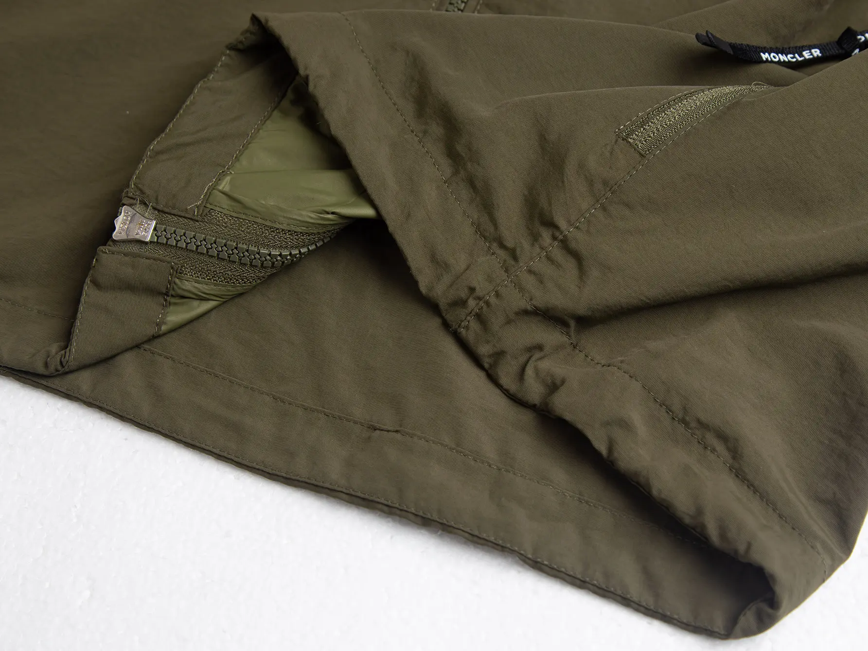 Moncler Color-Block Hooded Windbreaker Jacket D26016317 — view 8