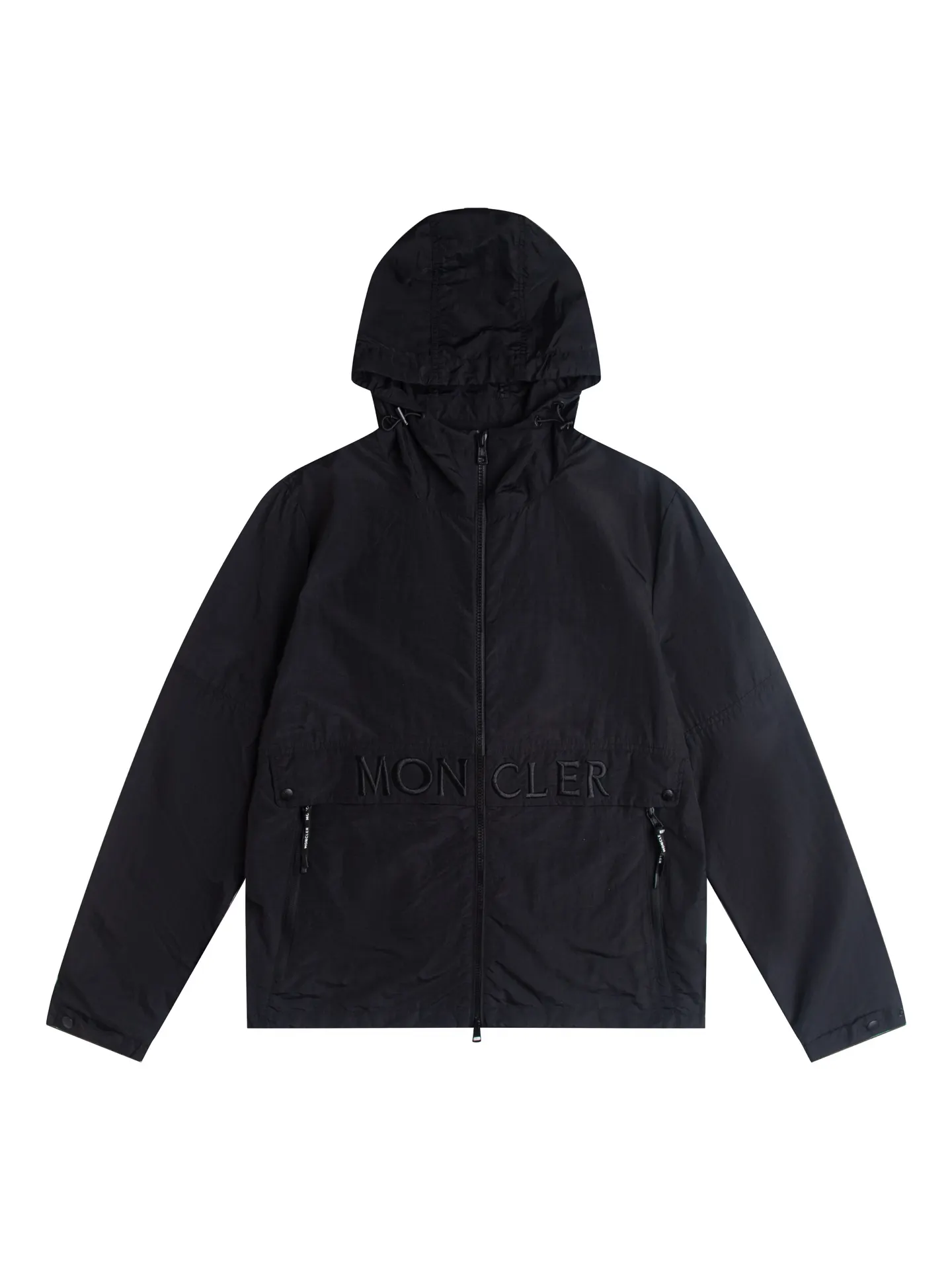 Logo-Embroidered Hooded Windbreaker Jacket D26016316