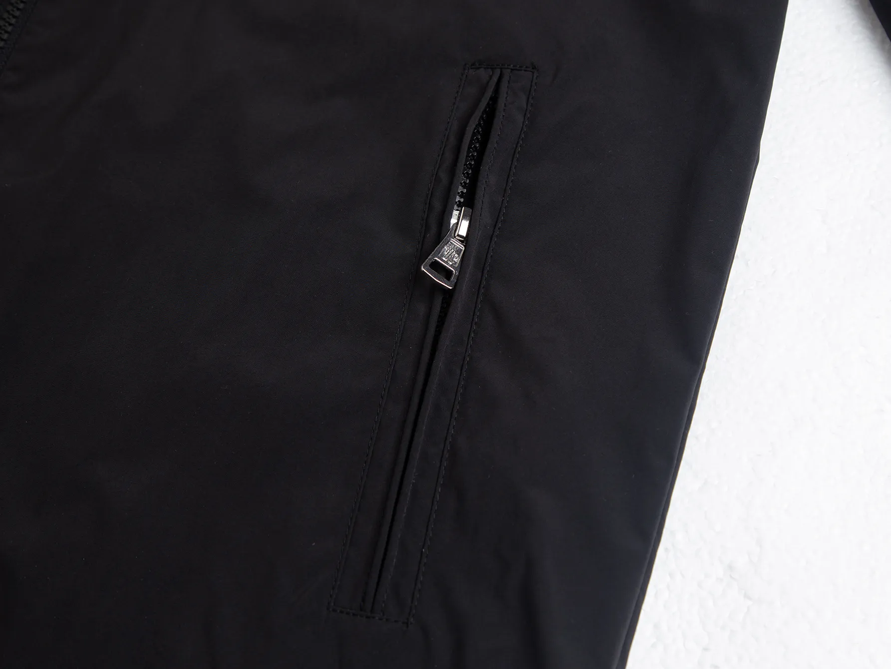 Striped Webbing Hooded Windbreaker Jacket D26016318 — view 10