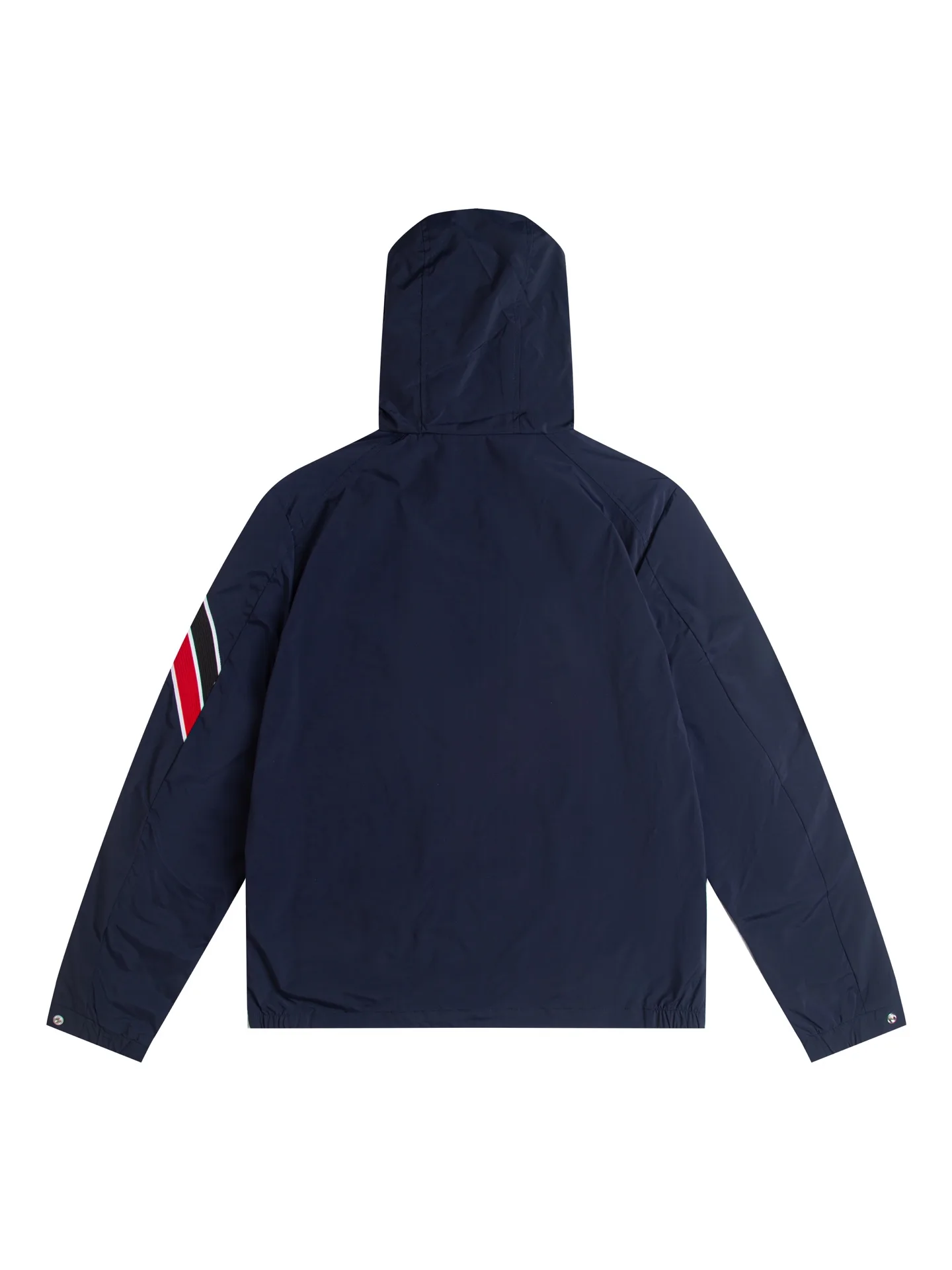 Striped Webbing Hooded Windbreaker Jacket D26016319 — view 2