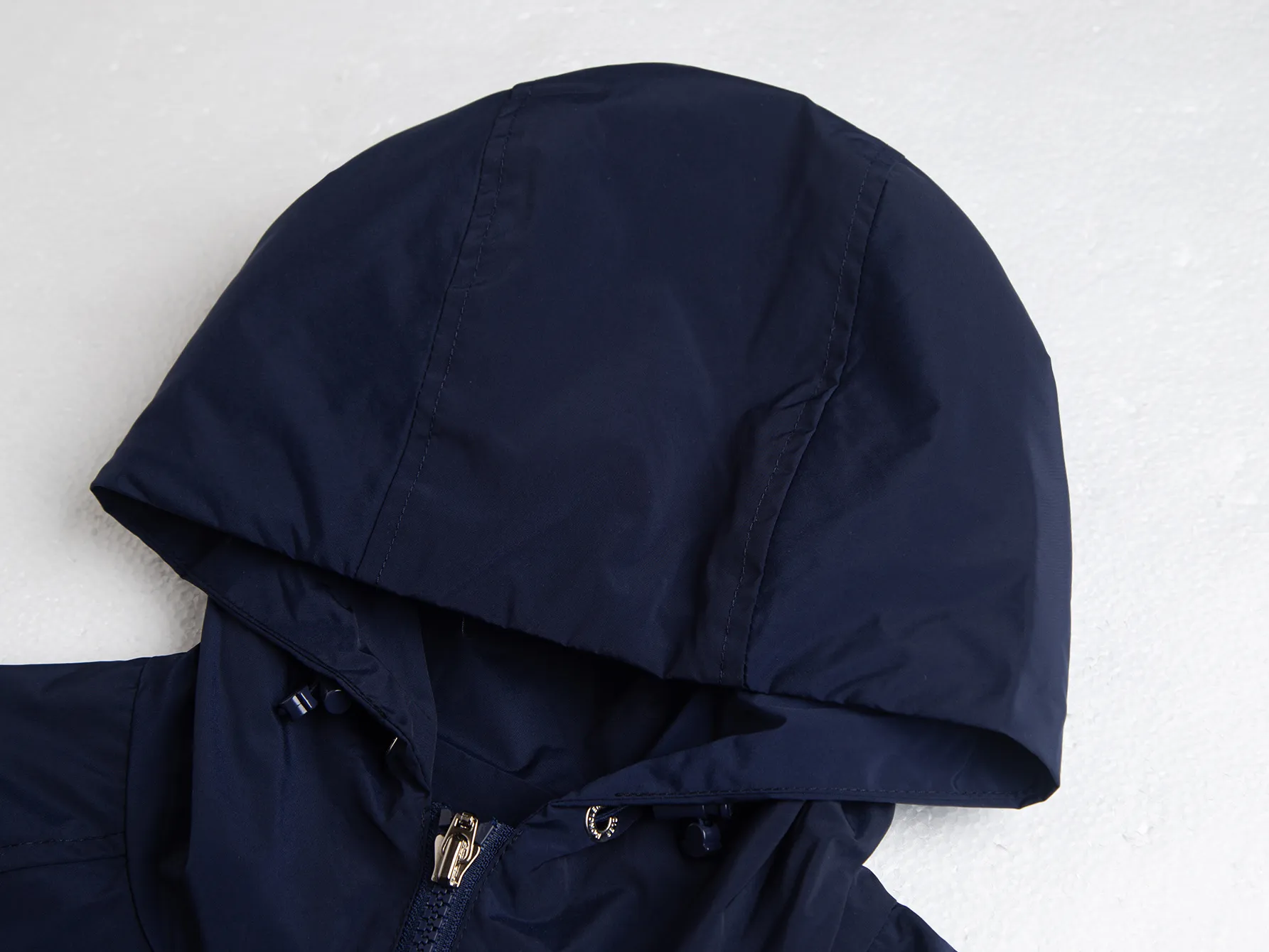 Striped Webbing Hooded Windbreaker Jacket D26016319 — view 6