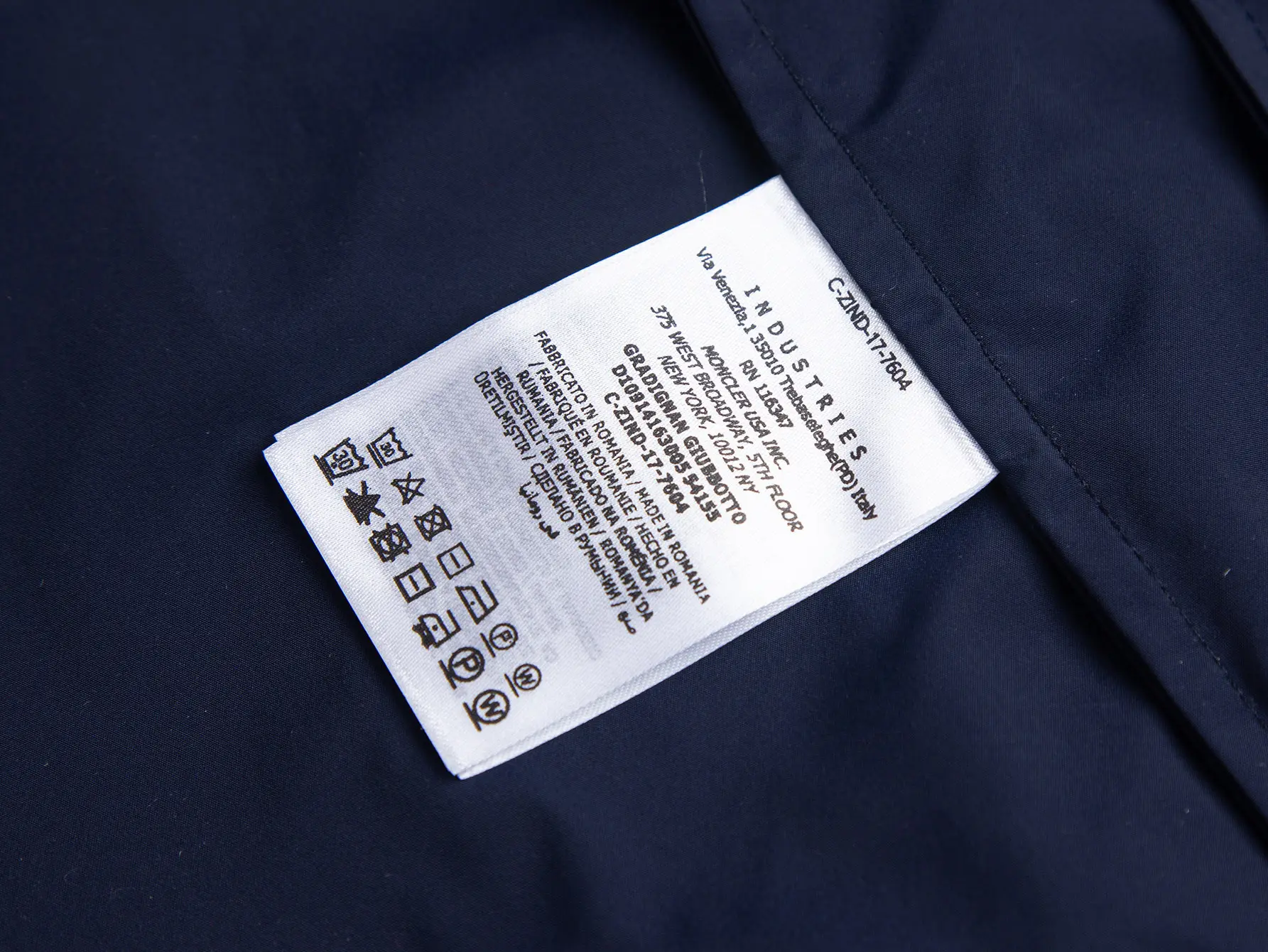 Striped Webbing Hooded Windbreaker Jacket D26016319 — view 11