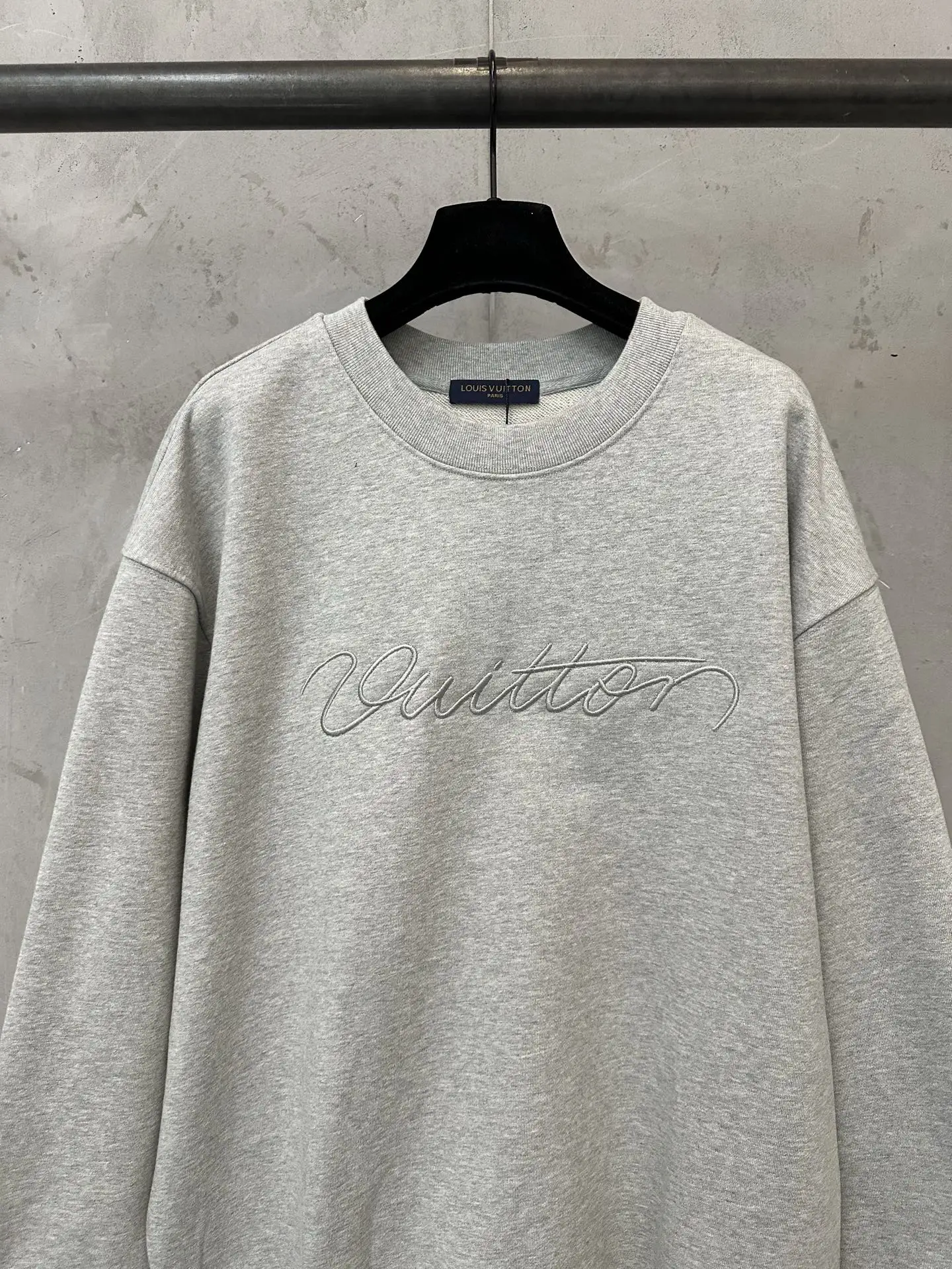 Logo Embroidered Cotton-Terry Sweatshirt D26024433 — view 3