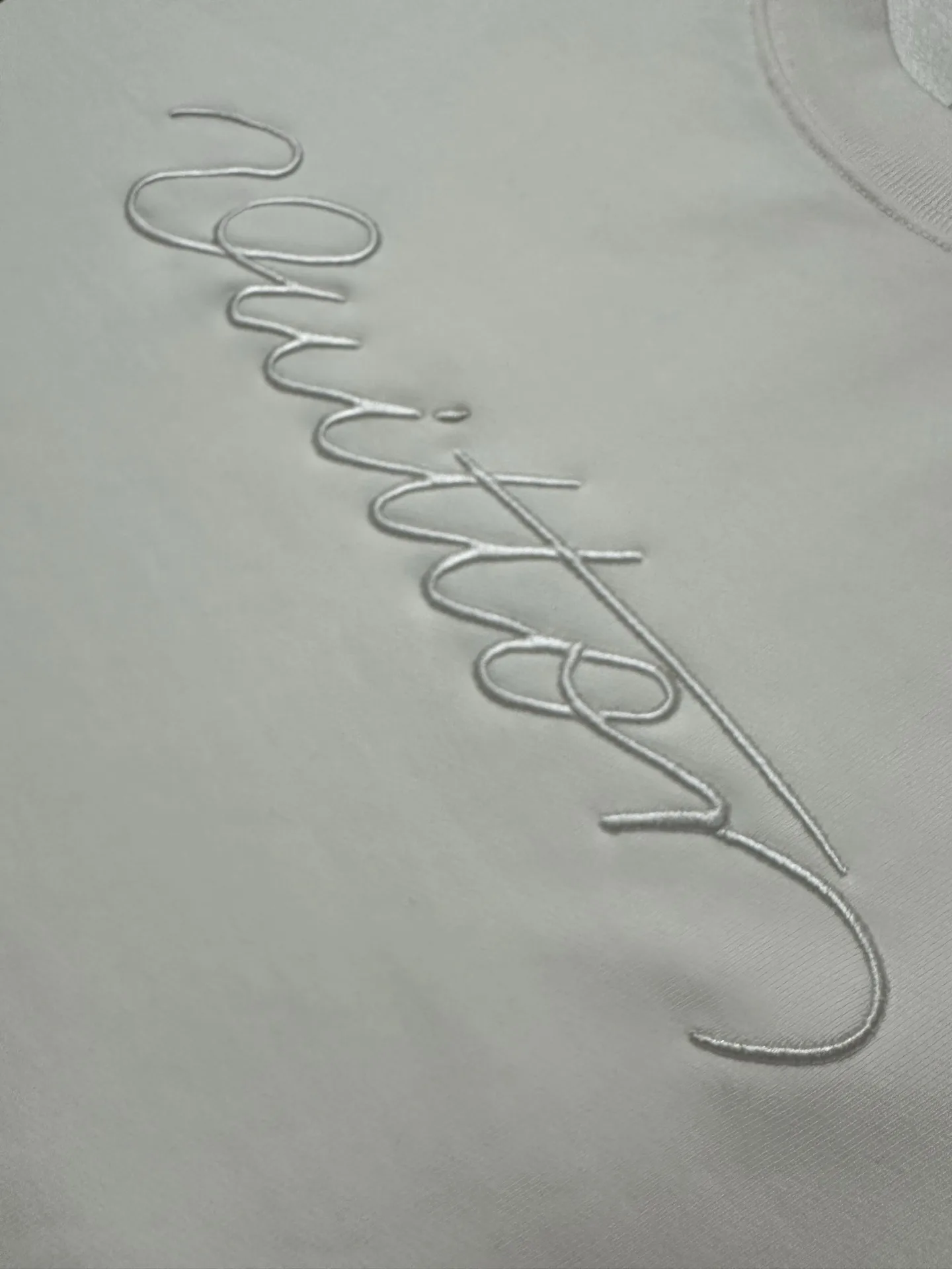 Embroidered Script Logo Crew-Neck Sweatshirt D26024434 — view 7
