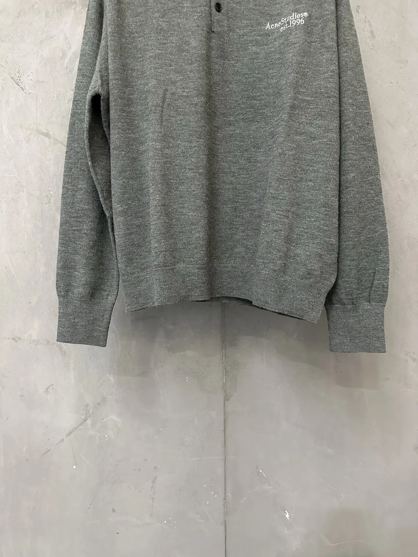 Logo-Embroidered Wool-Blend Polo Sweater D27021808 — view 4