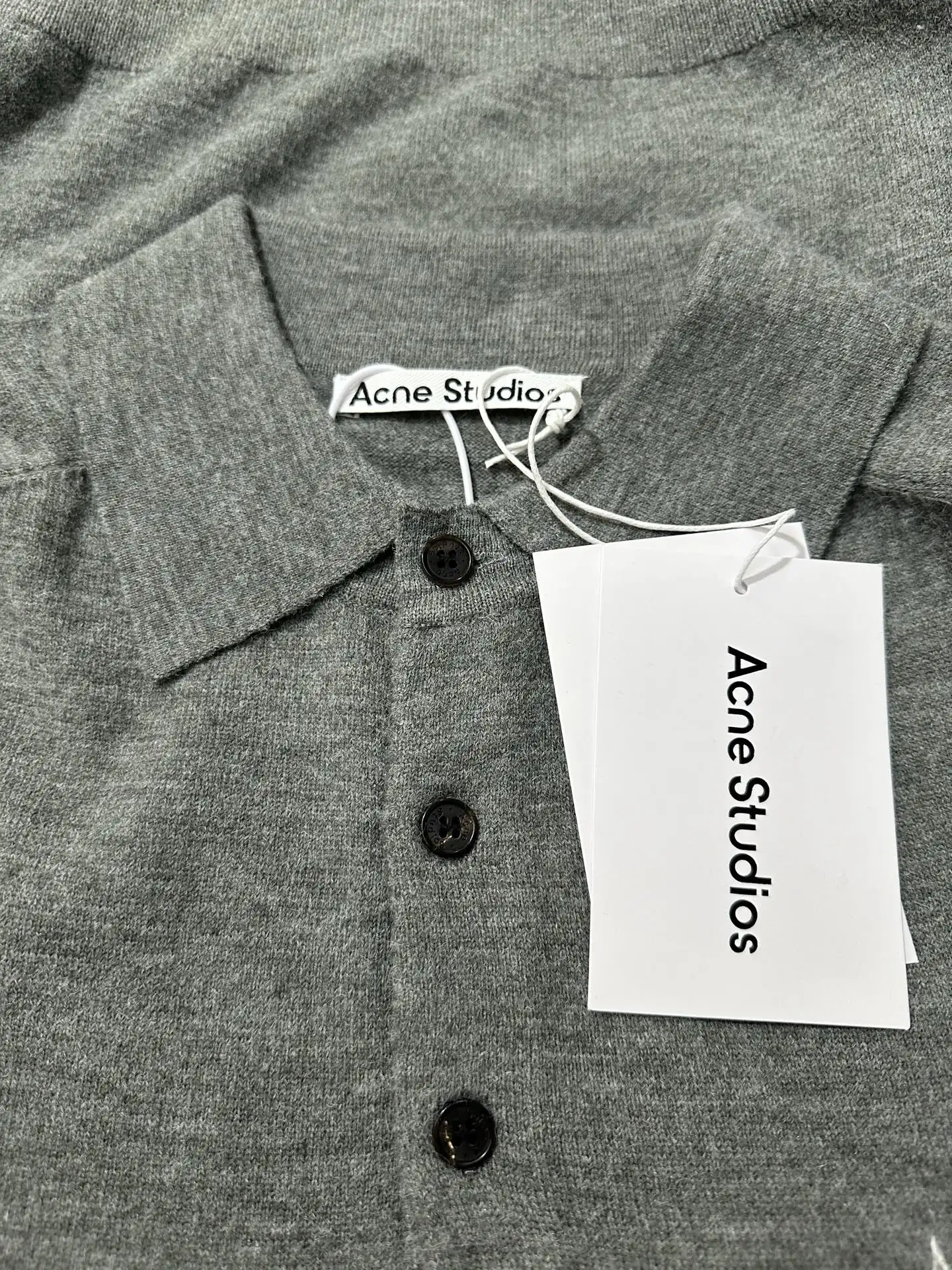Logo-Embroidered Wool-Blend Polo Sweater D27021808 — view 6