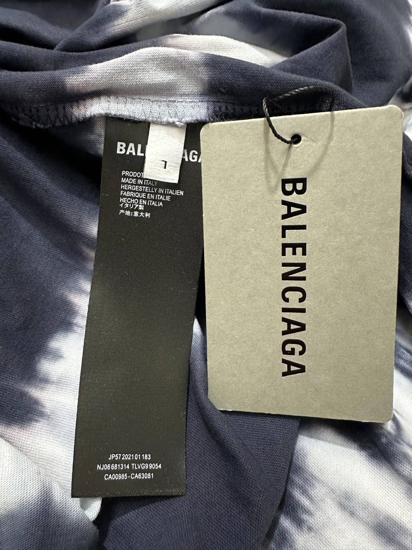 Tie-Dye Oversized Logo T-Shirt D27020231 — view 14