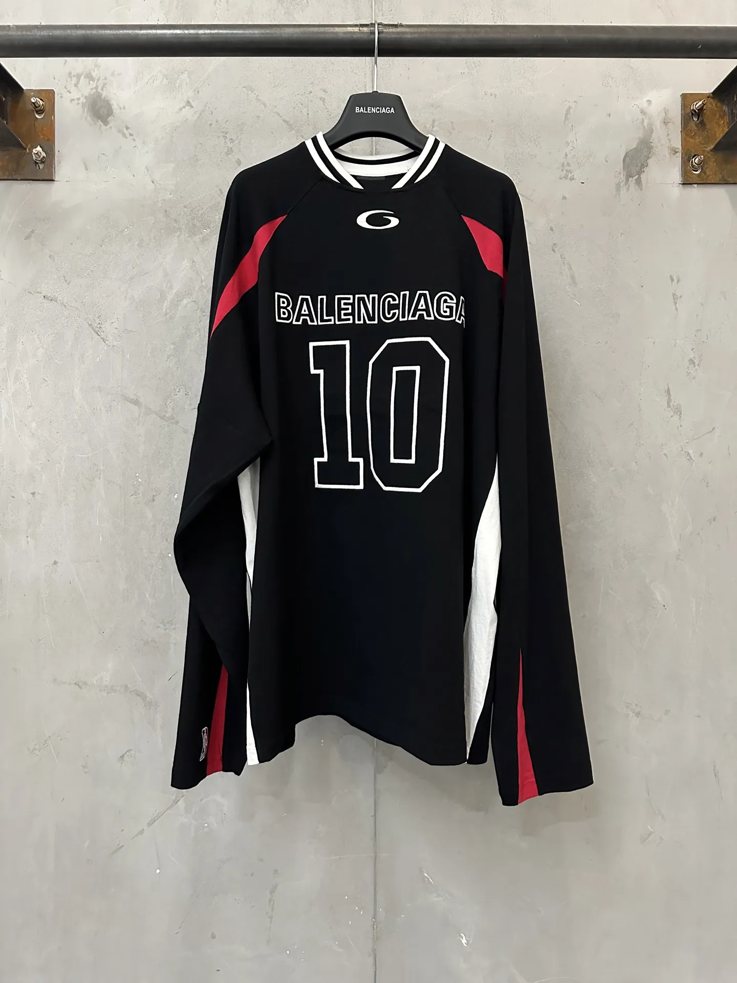NBA Logo Embroidered Long-Sleeve Jersey T-Shirt D27025055