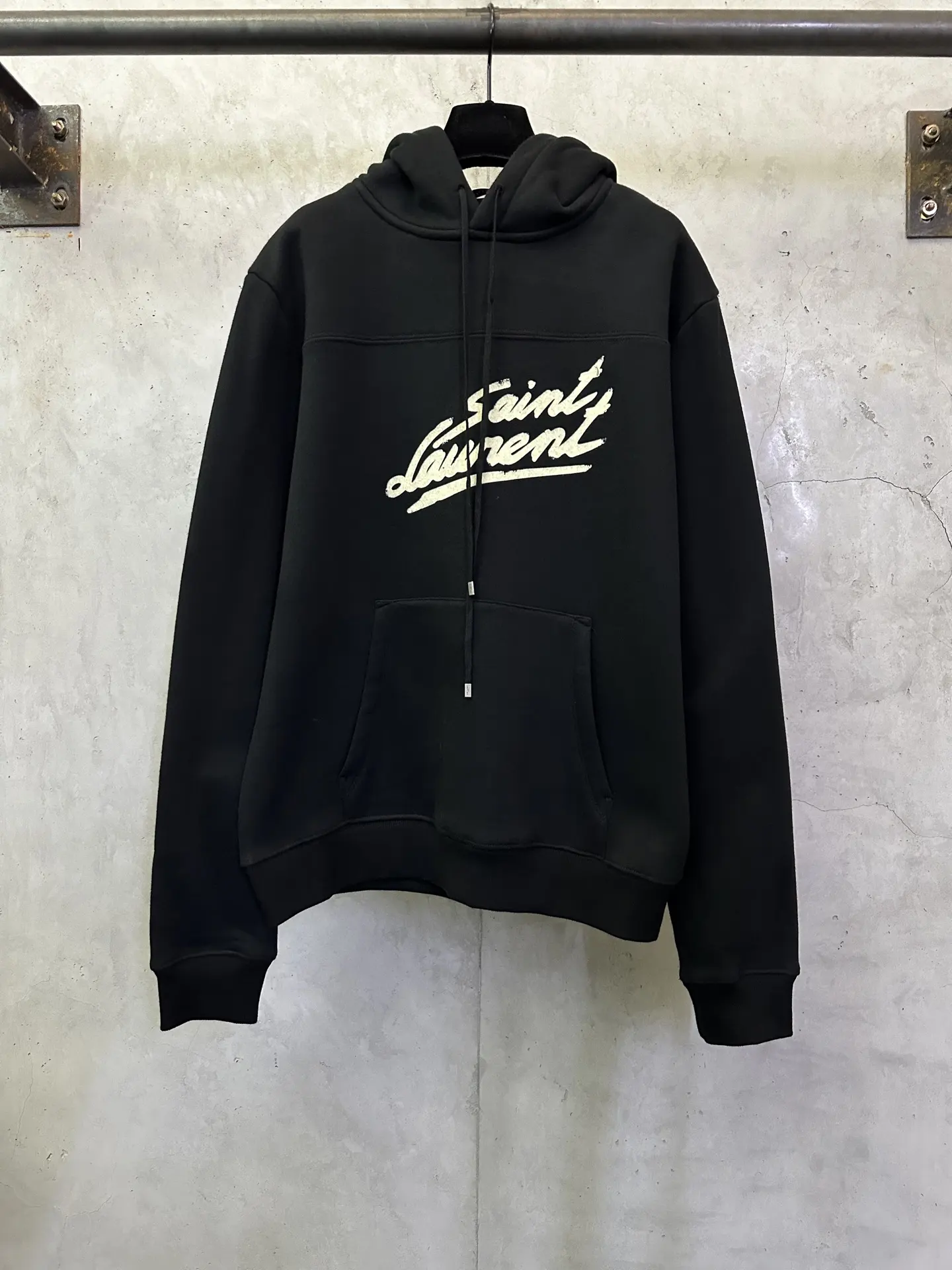 Logo Print Cotton-Fleece Hoodie D27025056