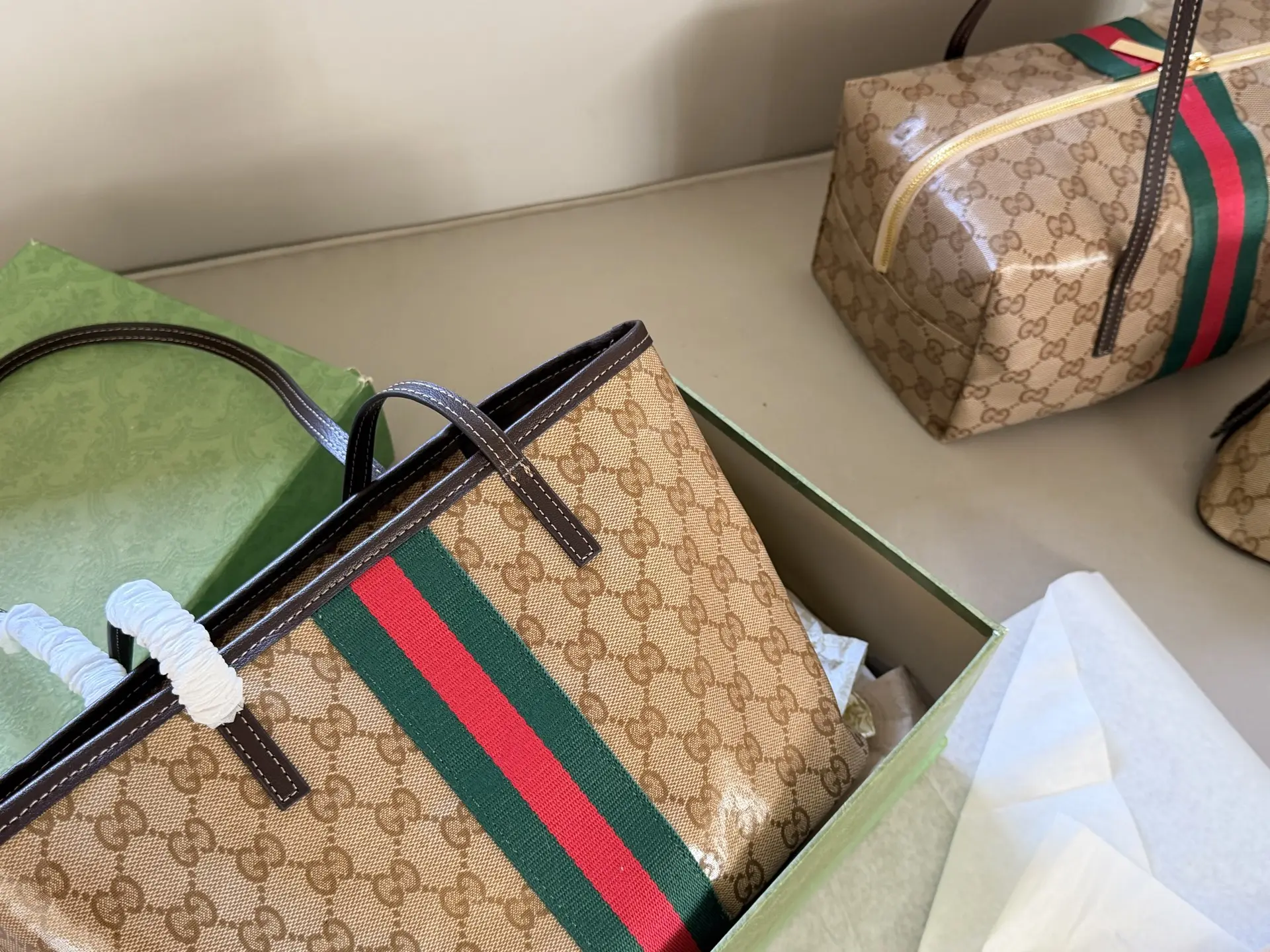 GG Coated Canvas Mini Tote Bag D27017929 — view 3