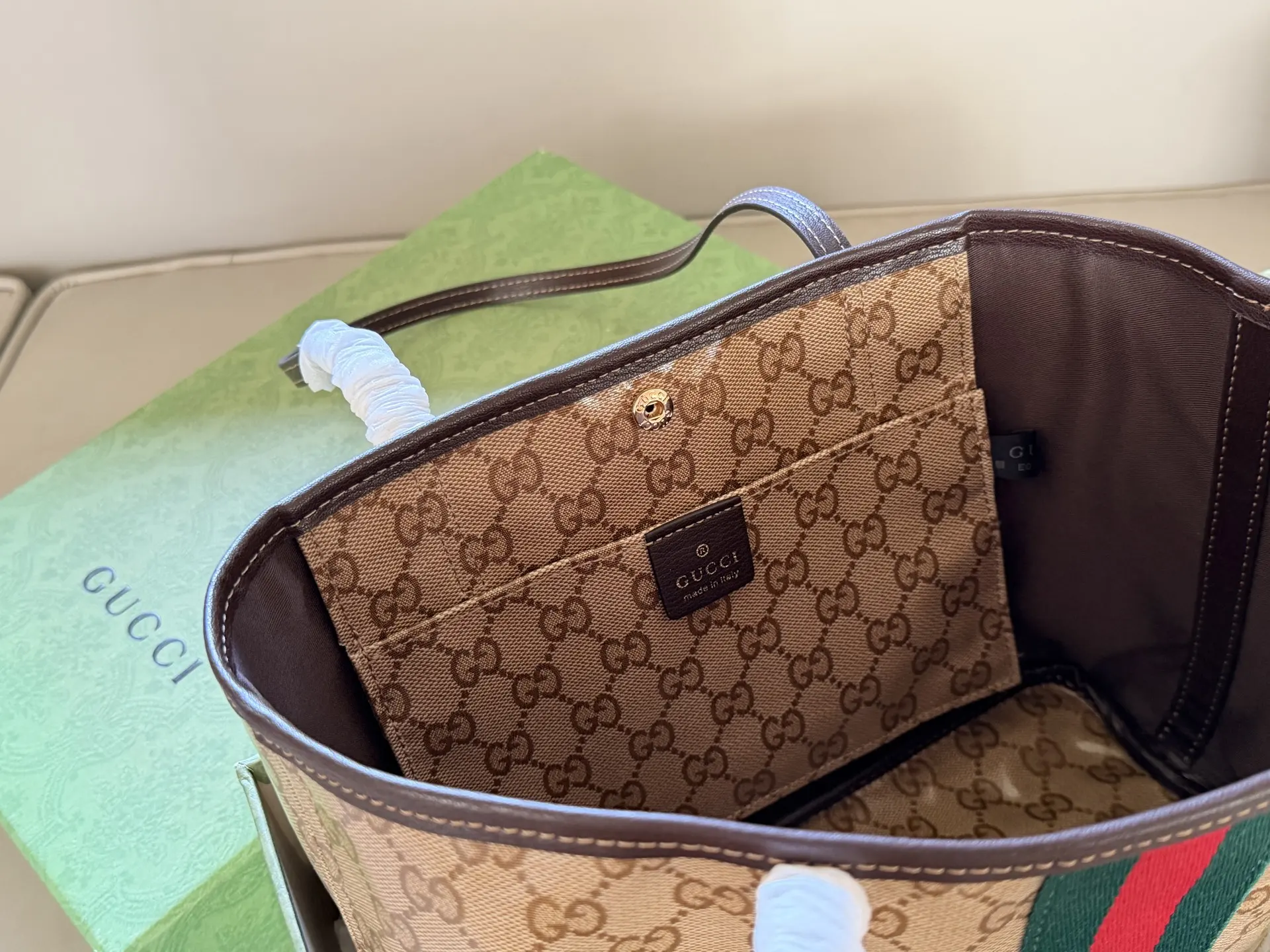 GG Coated Canvas Mini Tote Bag D27017929 — view 5