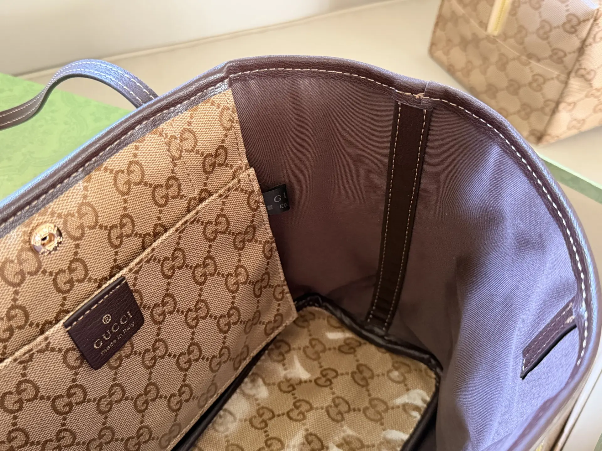 GG Coated Canvas Mini Tote Bag D27017929 — view 6