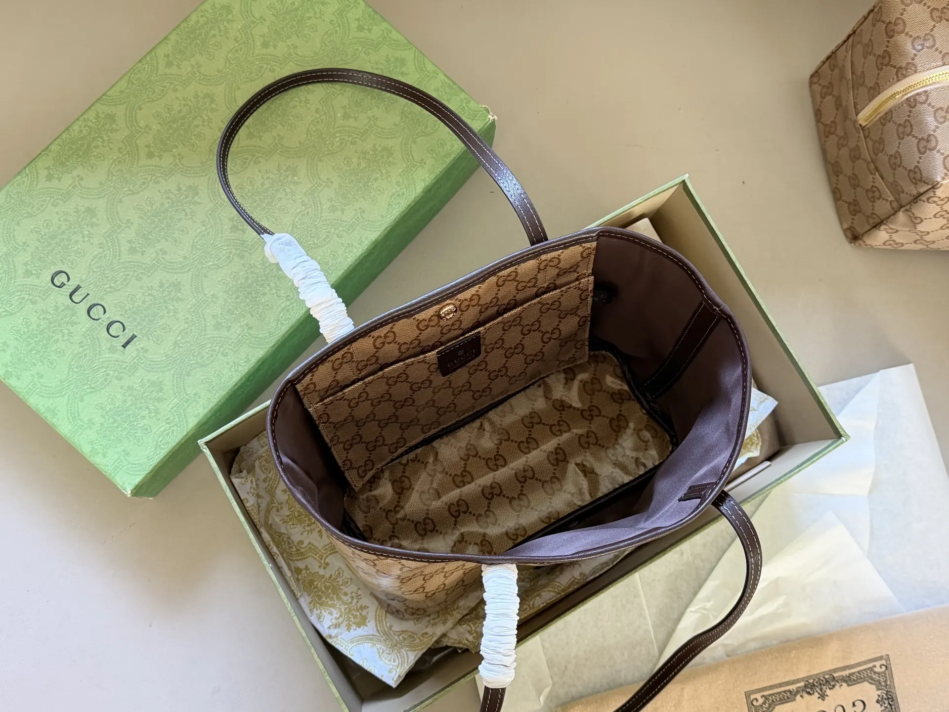 GG Coated Canvas Mini Tote Bag D27017929 — view 7