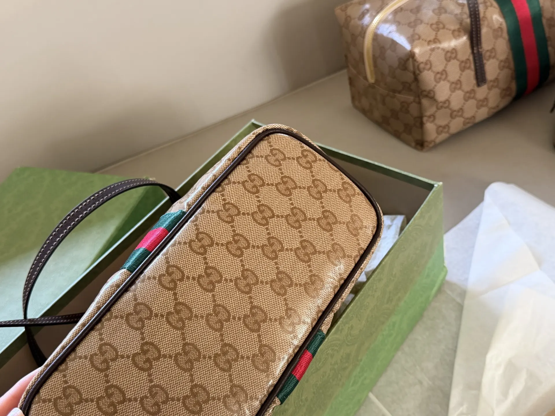 GG Coated Canvas Mini Tote Bag D27017929 — view 8