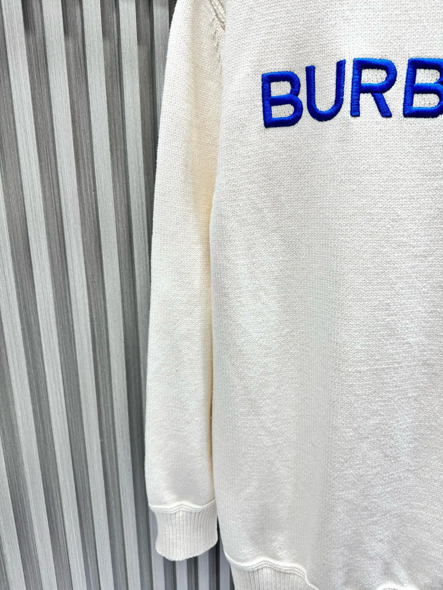 Embroidered Logo Half-Button Knit Sweater D27014546 — view 8