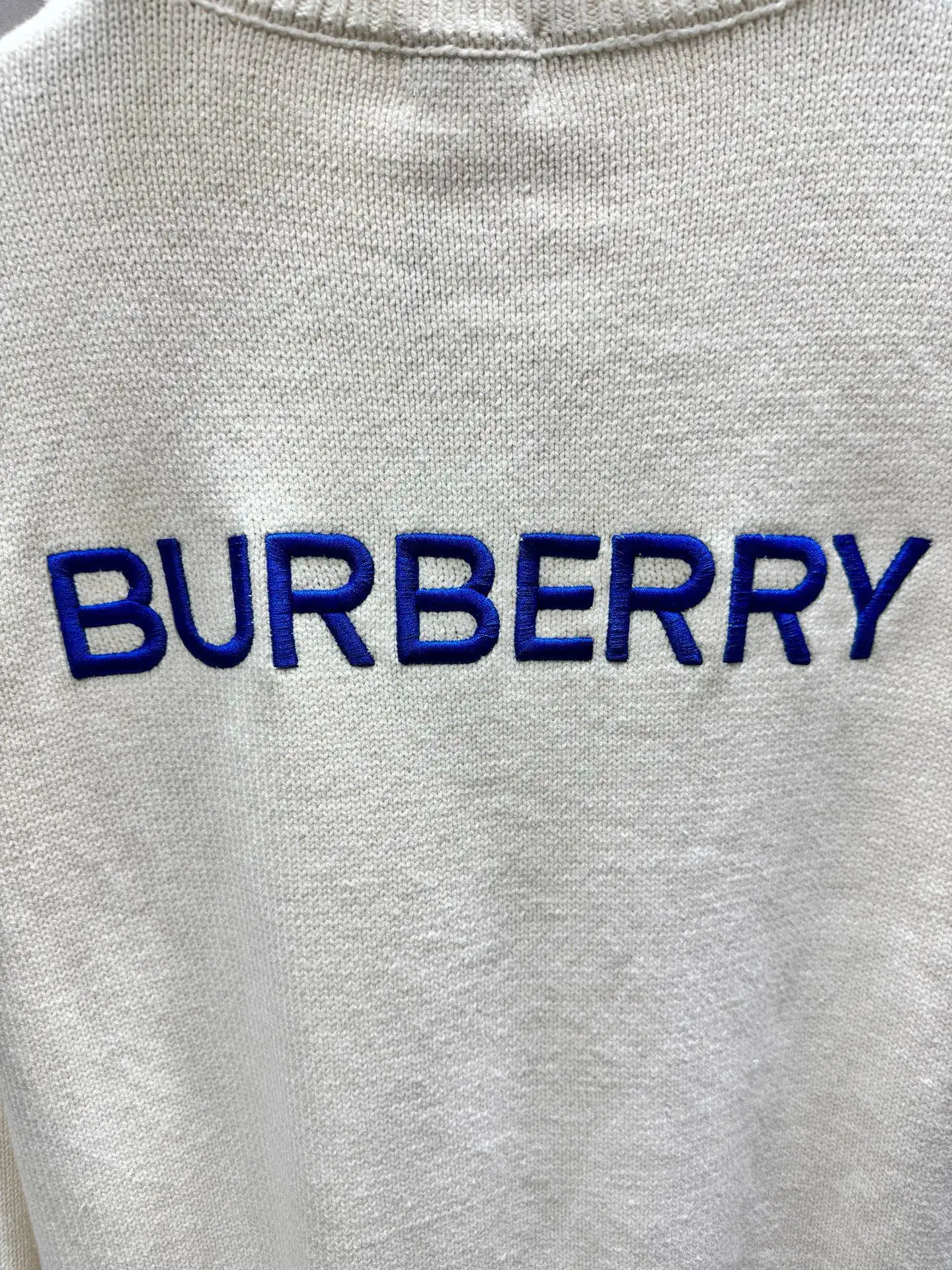 Embroidered Logo Half-Button Knit Sweater D27014546 — view 9