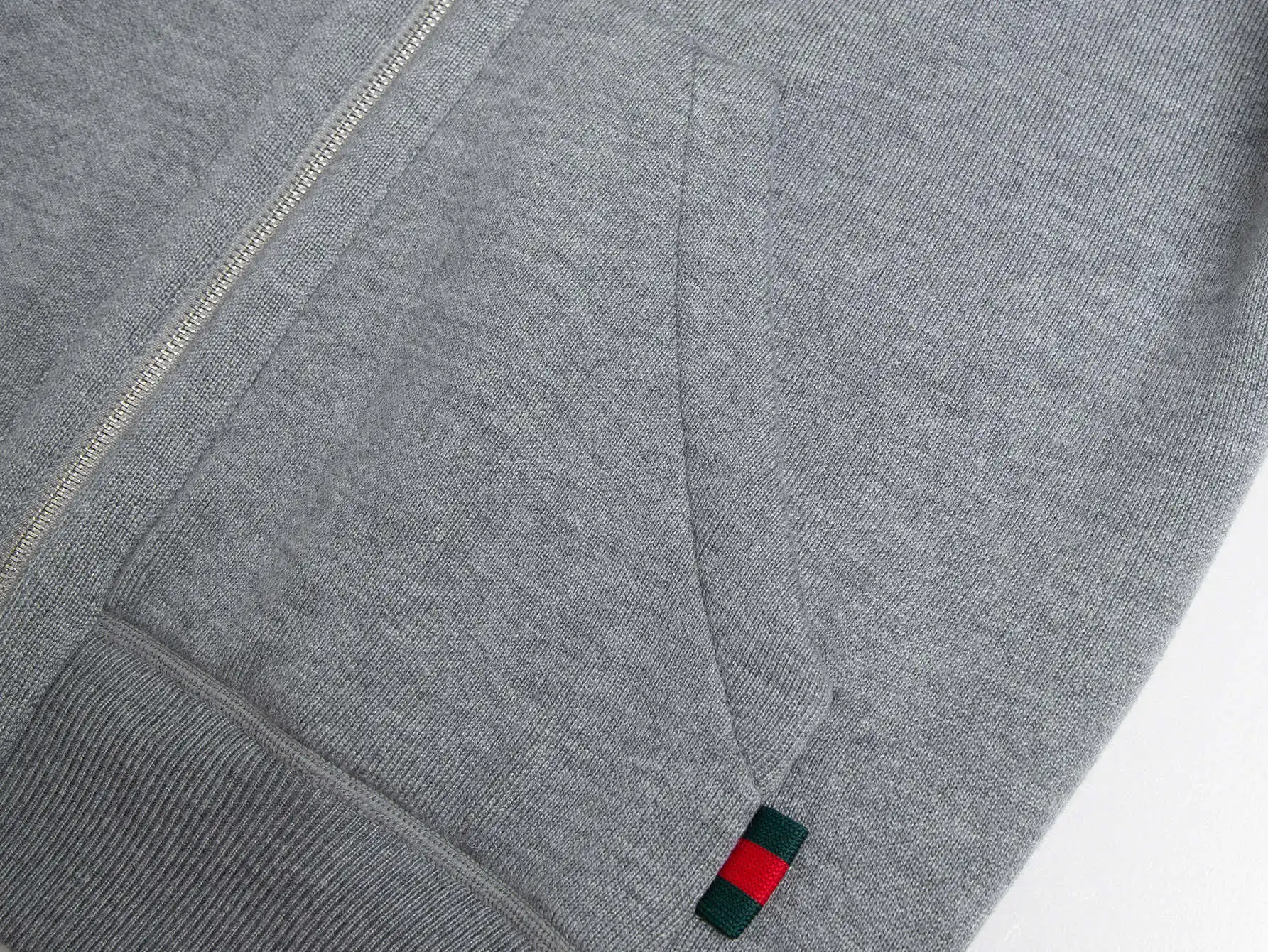 Reversible Logo Jacquard Cashmere-Blend Hoodie D27016411 — view 7