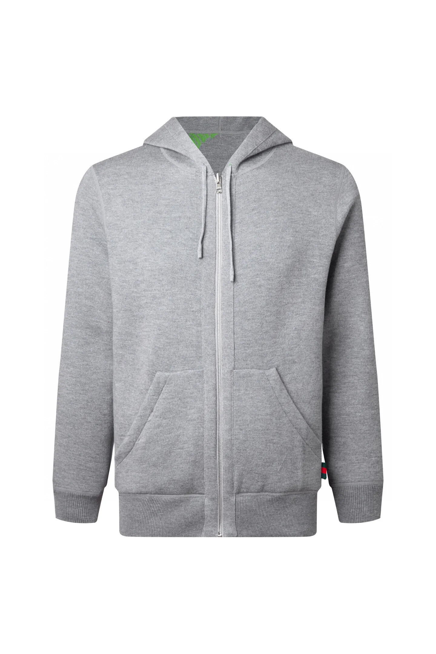 Reversible Logo Jacquard Cashmere-Blend Zip-Up Hoodie D27016410 — view 5