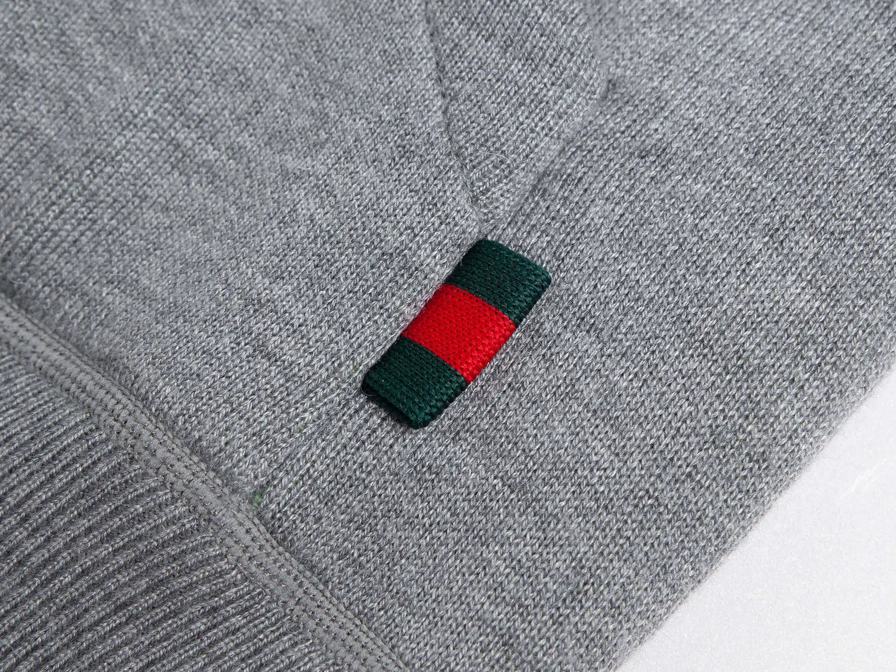 Reversible Logo Jacquard Cashmere-Blend Zip-Up Hoodie D27016410 — view 9