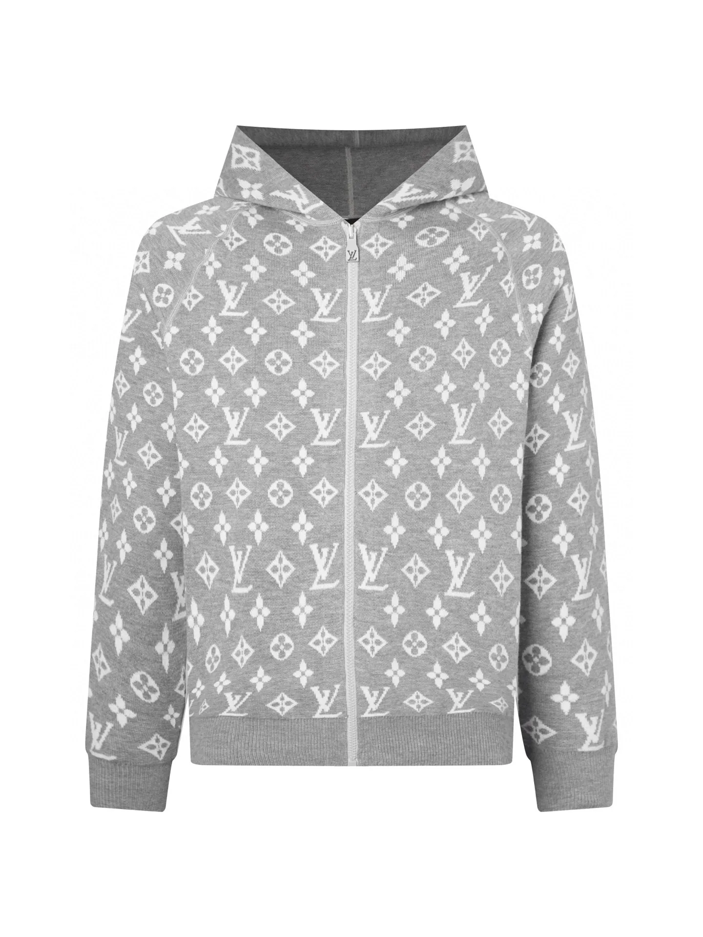 Monogram Reversible Cashmere-Blend Zip-Up Hoodie D27016409