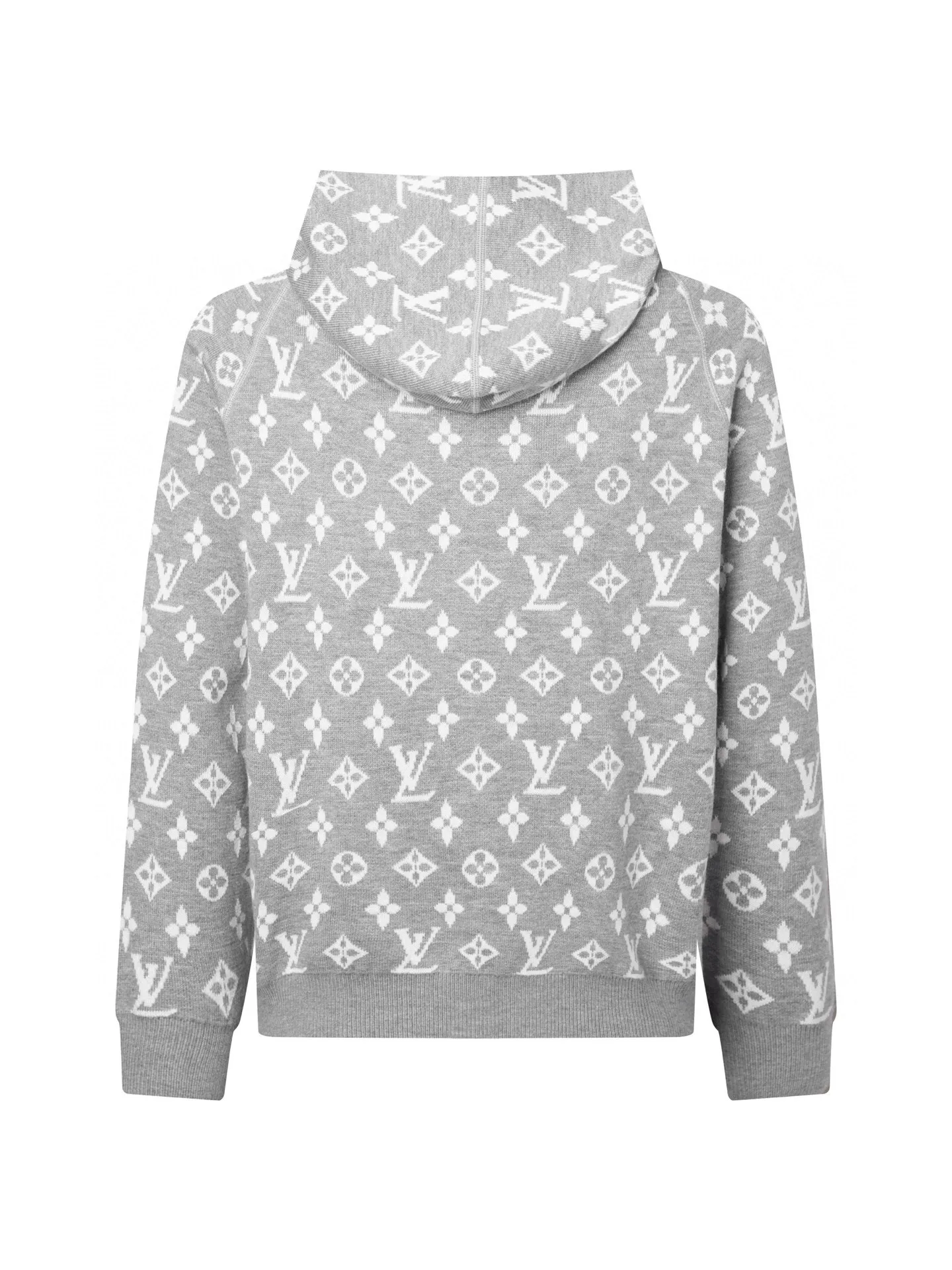 Monogram Reversible Cashmere-Blend Zip-Up Hoodie D27016409 — view 2