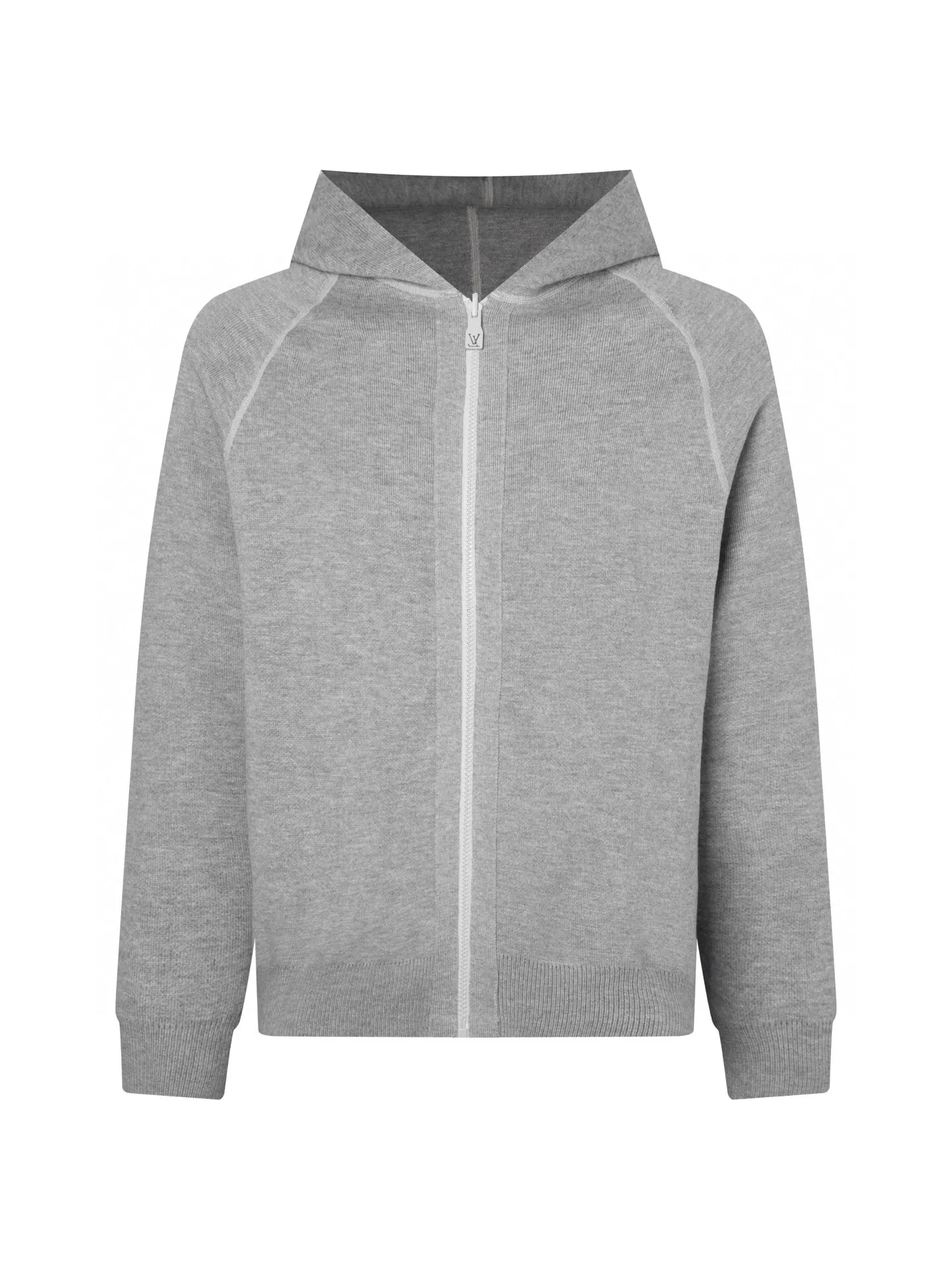 Monogram Reversible Cashmere-Blend Zip-Up Hoodie D27016409 — view 3