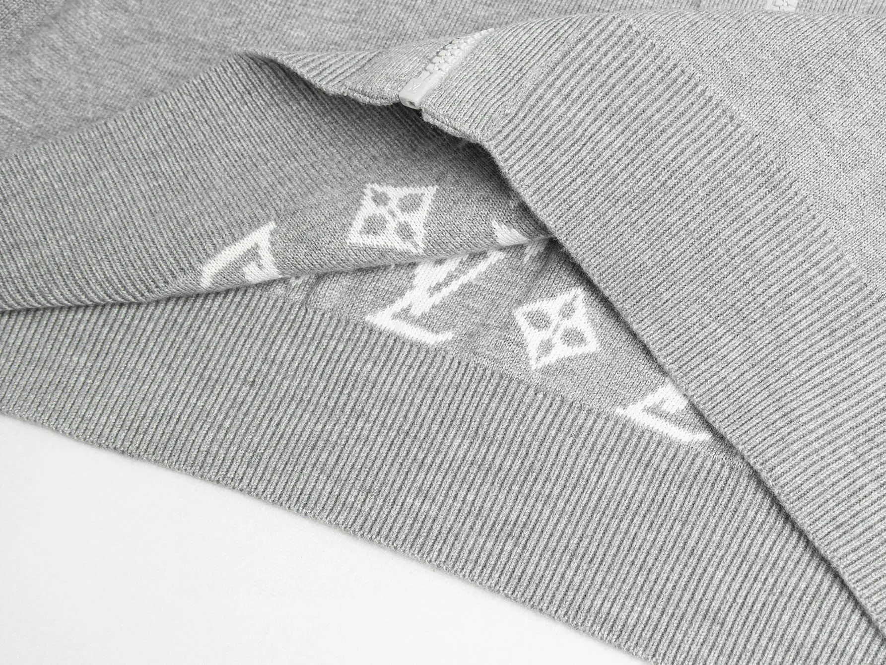 Monogram Reversible Cashmere-Blend Zip-Up Hoodie D27016409 — view 13